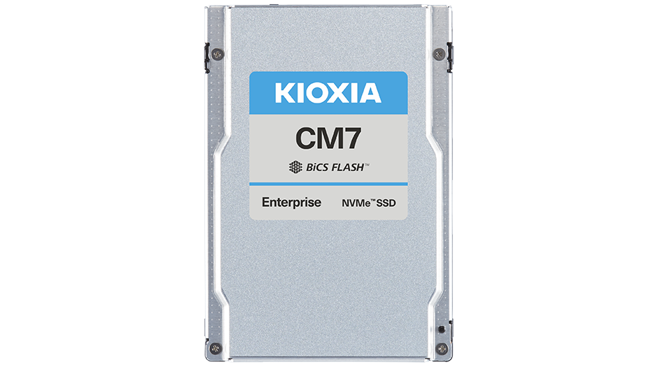 Kioxia CM7-R KCM7XRUG15T3 0DX2PD 15.36TB 1DWPD PCIe Gen 4.0 x4 8GB/s U.2 NVMe Read Intensive 3D TLC 2.5in Recertified Solid State Drive