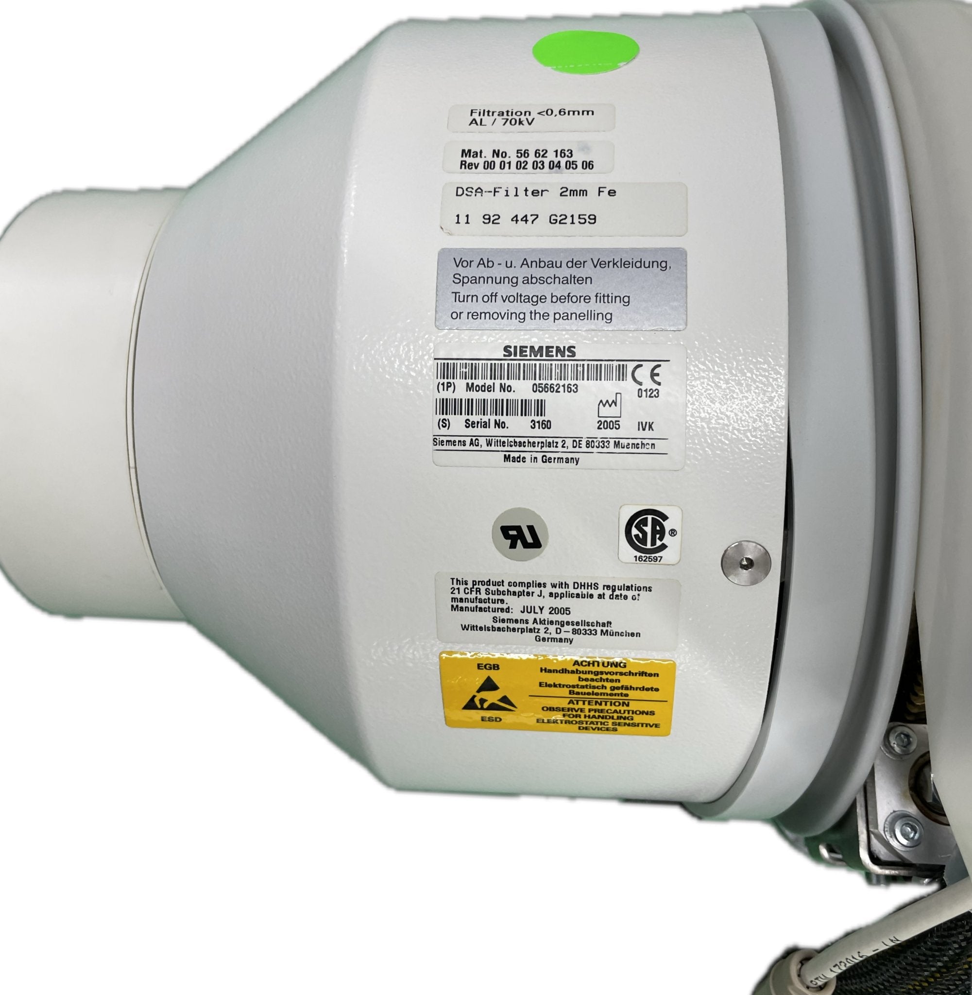 COLLIMATOR CARD ROTATIONAL (05662163 SIEMENS