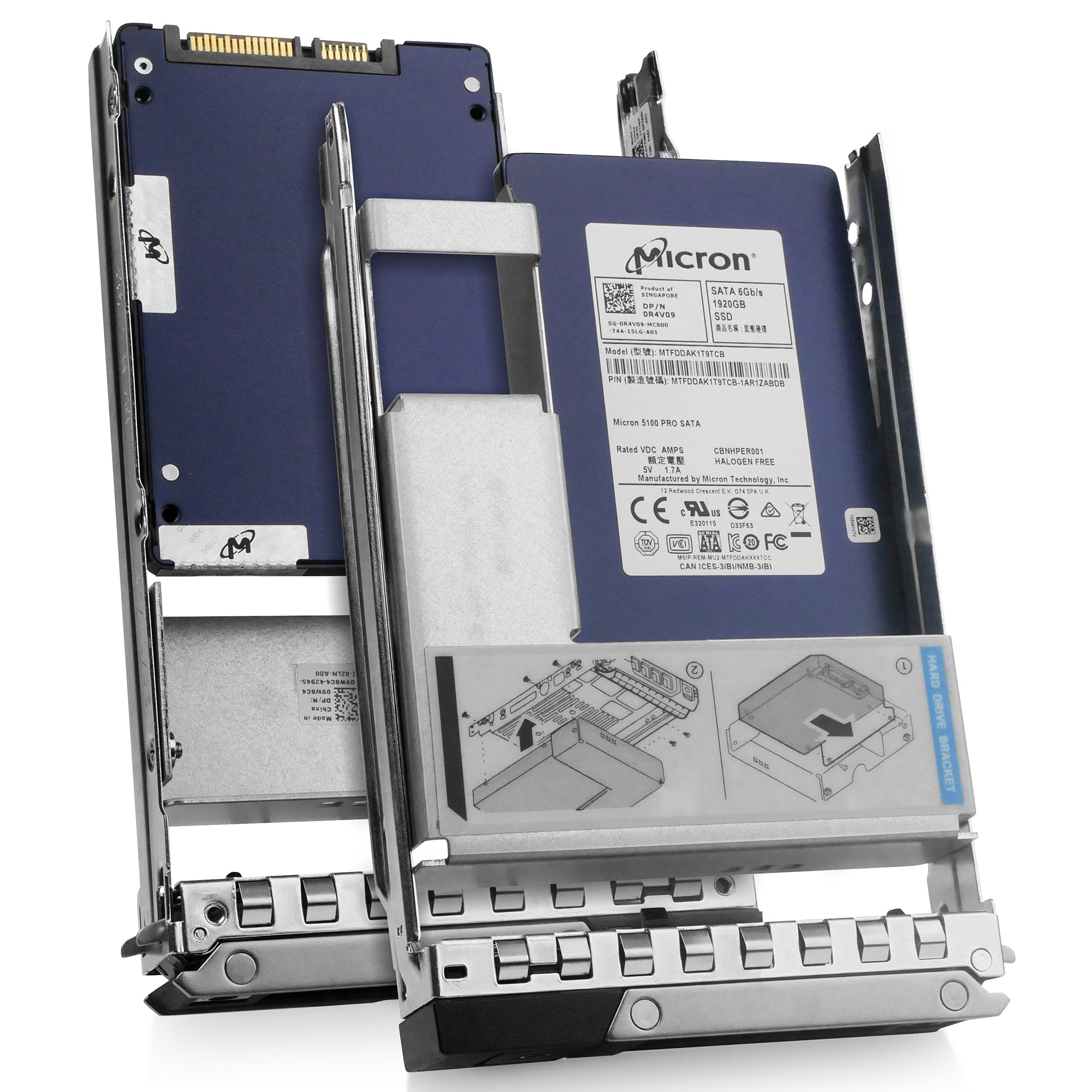 Dell G14 0R4V09 1.92TB SATA 6Gb/s 3D TLC Hybrid 3.5in Solid State Drive