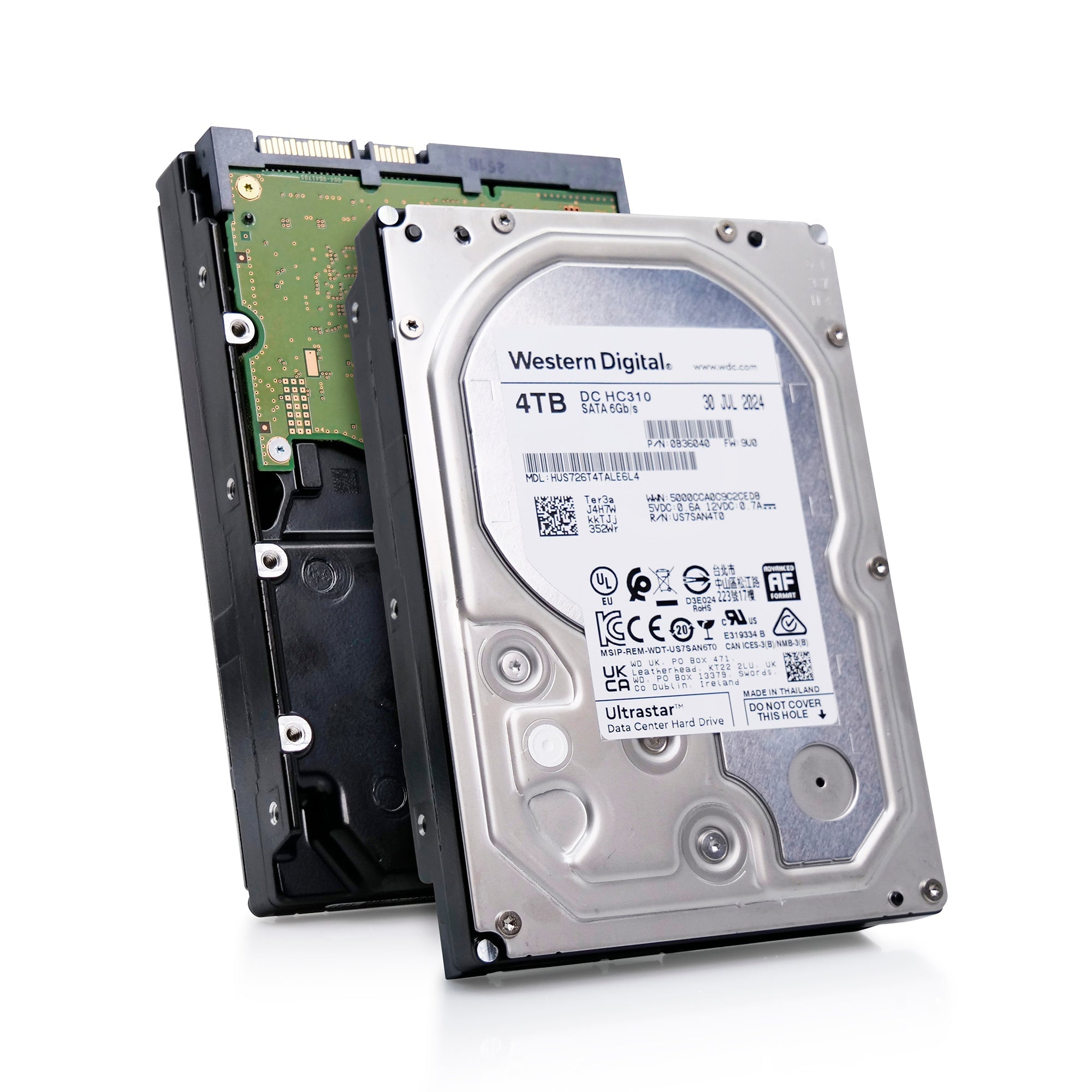 Western Digital Ultrastar DC HC310 HUS726T4TALE6L4 0B36040 4TB 7.2K RPM SATA 6Gb/s 512e 3.5in Recertified Hard Drive