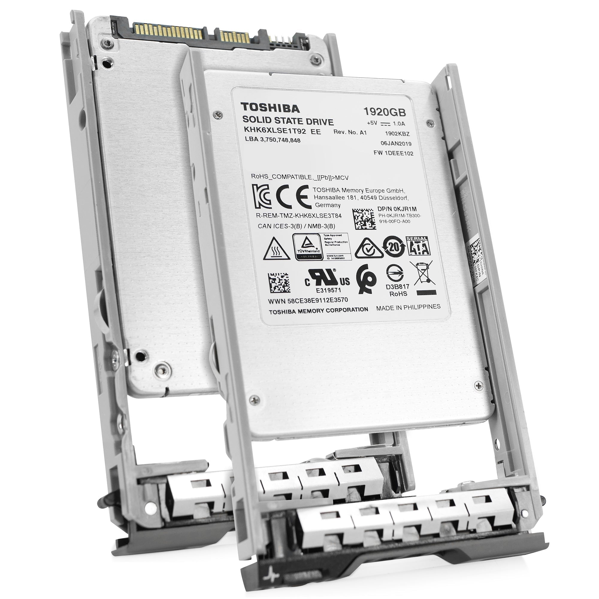 Dell G13 0KJR1M 1.92TB 0.6 DWPD SATA 6Gb/s 3D TLC 2.5in Refurbished SSD