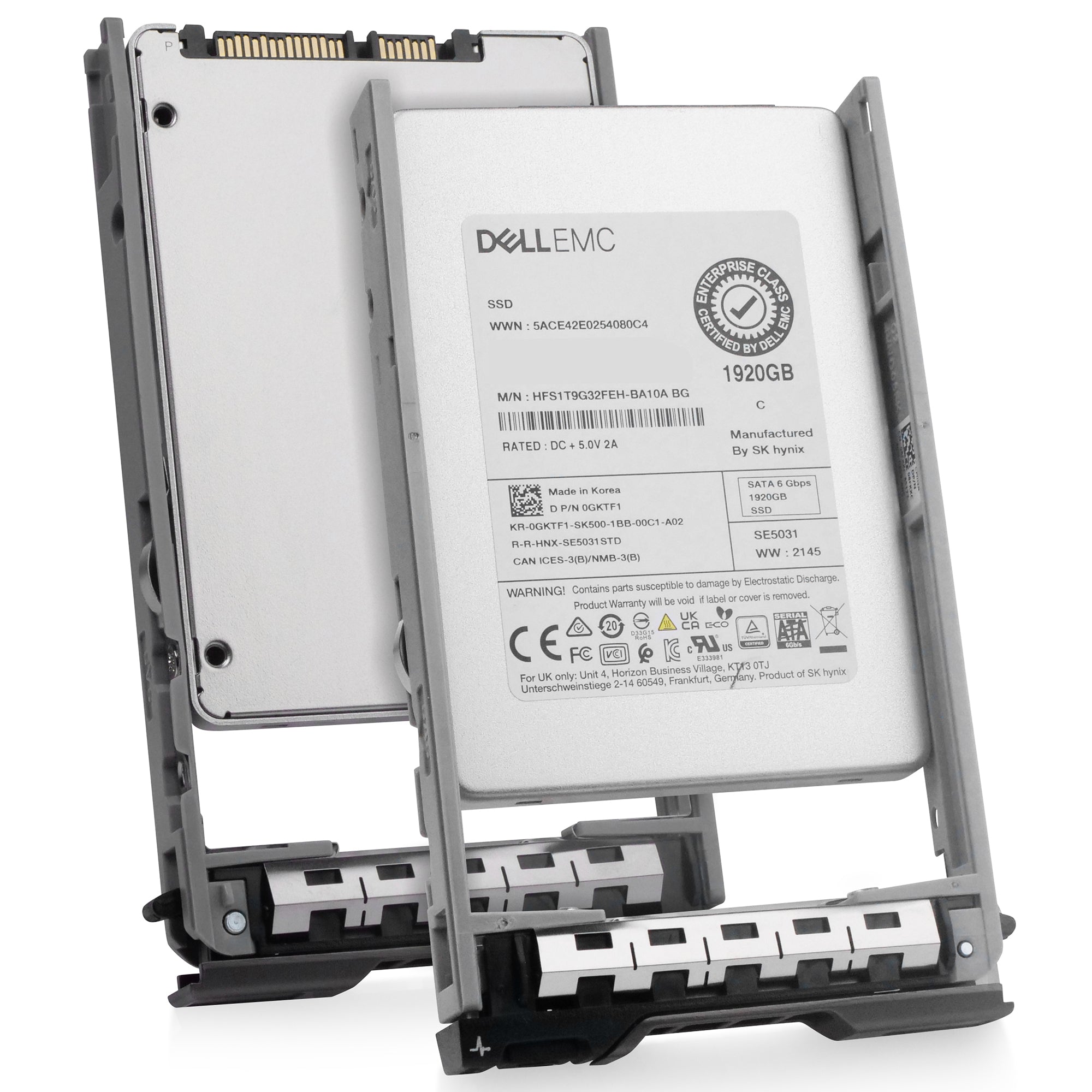 Dell G13 0GKTF1 1.92TB SATA 6Gb/s 3D TLC 2.5in Refurbished SSD
