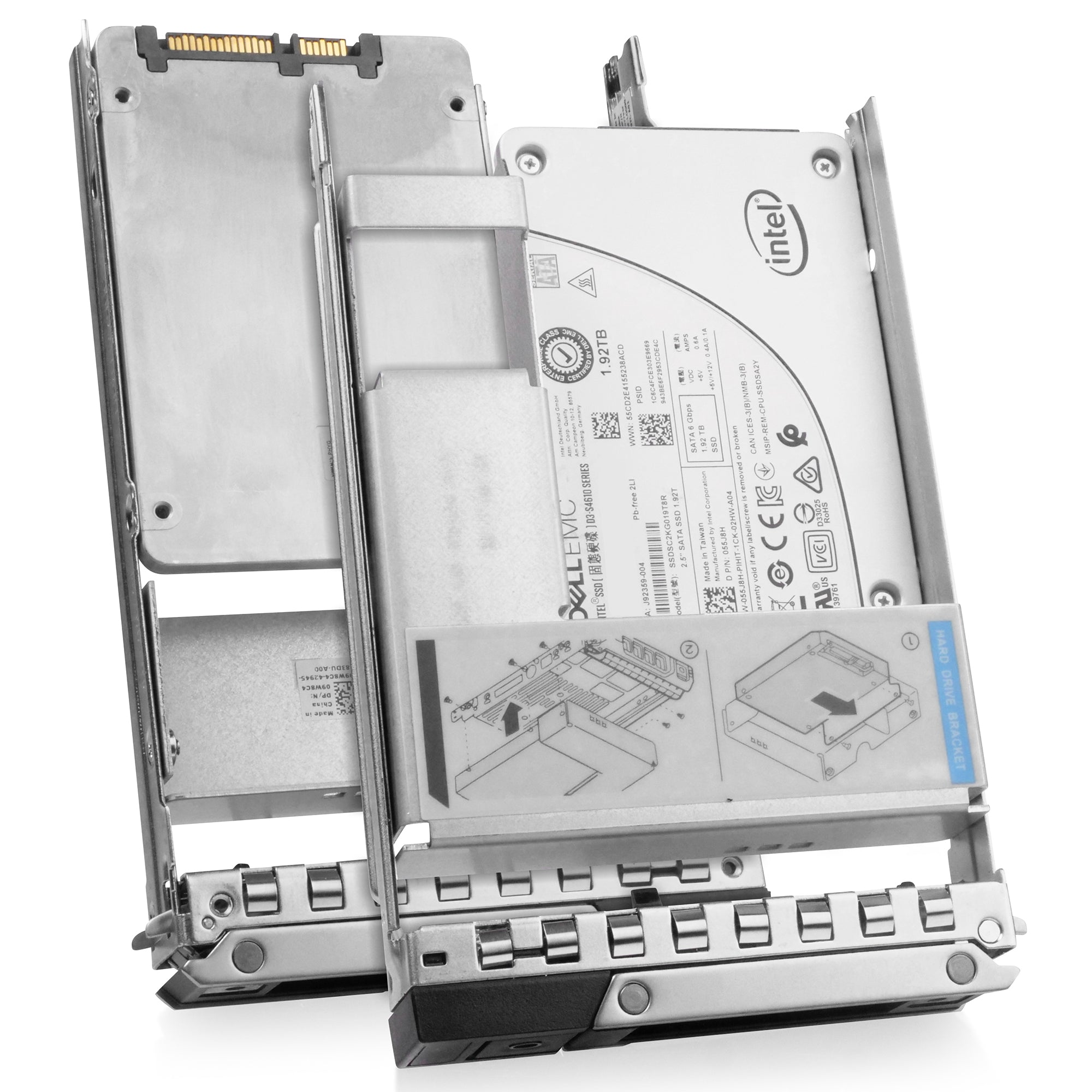 Dell G14 055J8H 1.92TB 3 DWPD SATA 6Gb/s 3D TLC Hybrid 3.5in Refurbished SSD