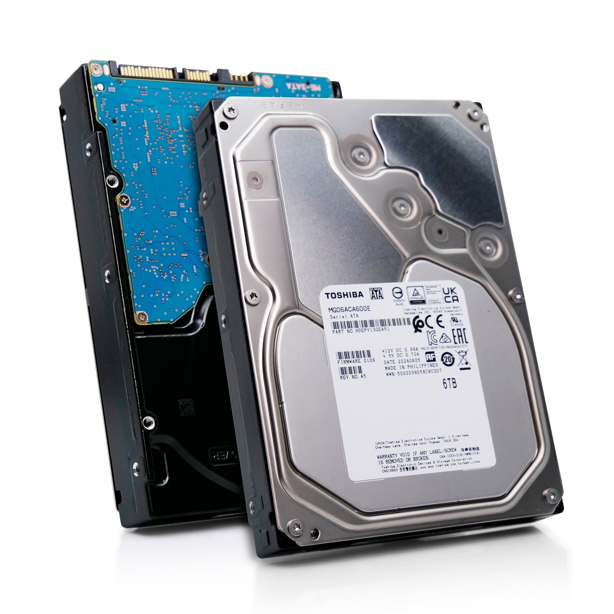 Toshiba MG06 MG06ACA600E 6TB 7.2K RPM SATA 6Gb/s 512e 3.5in Hard Drive