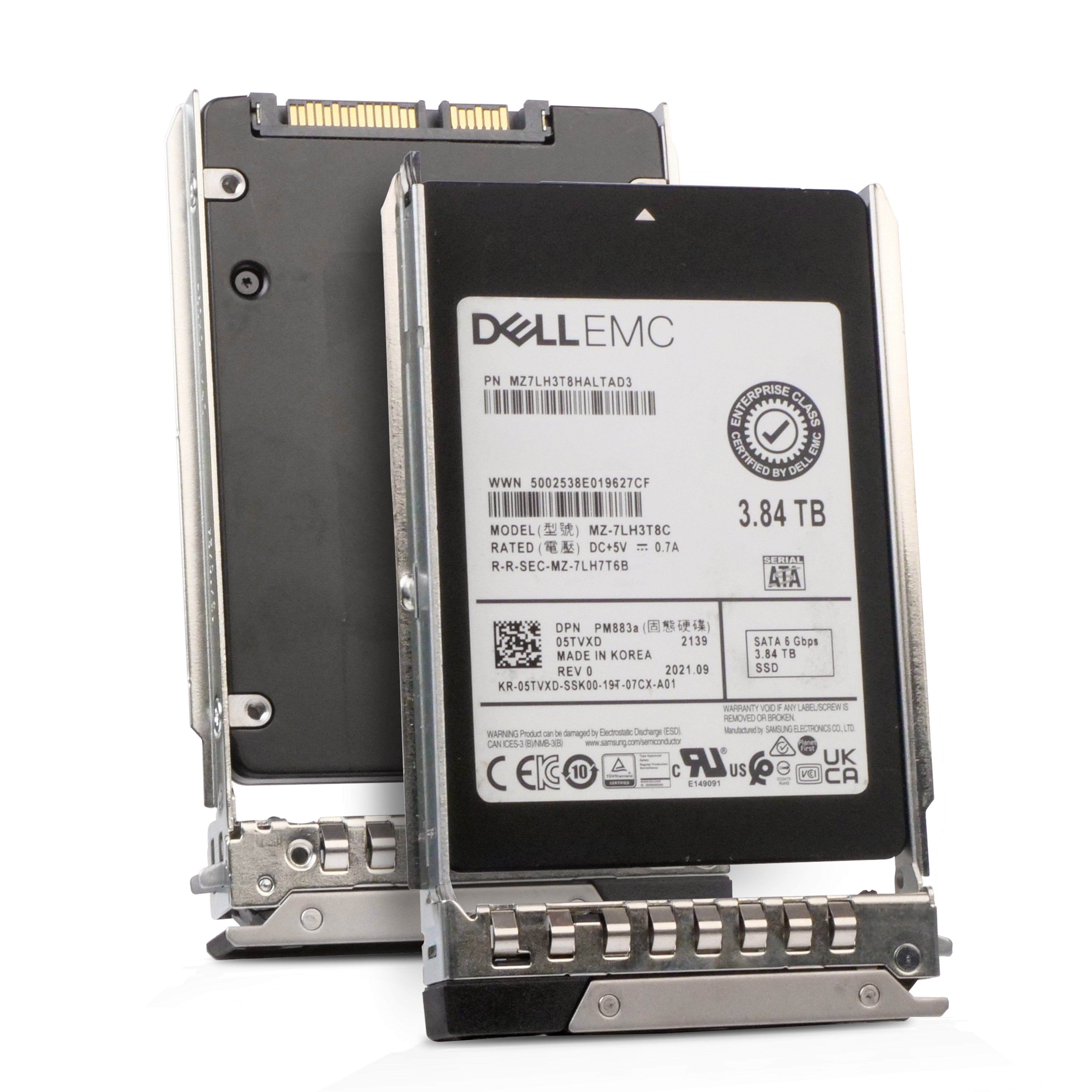 Dell G14 7HPM7 3.84TB 1 DWPD SATA 6Gb/s 3D TLC 2.5in Refurbished SSD