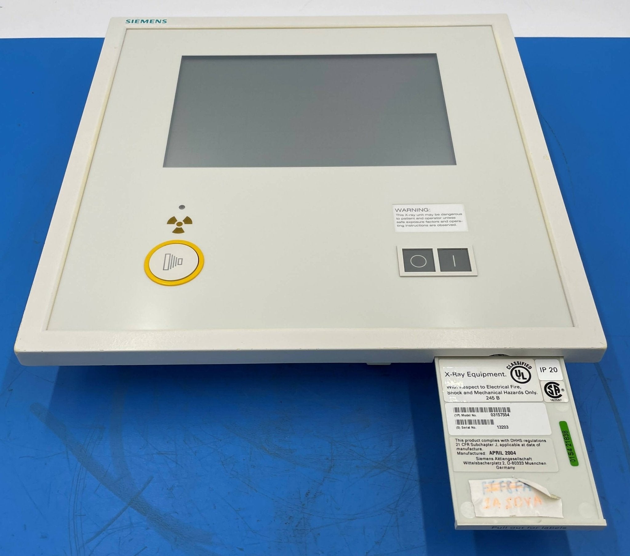 CONTROL CONSOLE X Touch Screen (03157554/3157554 SIEMENS
