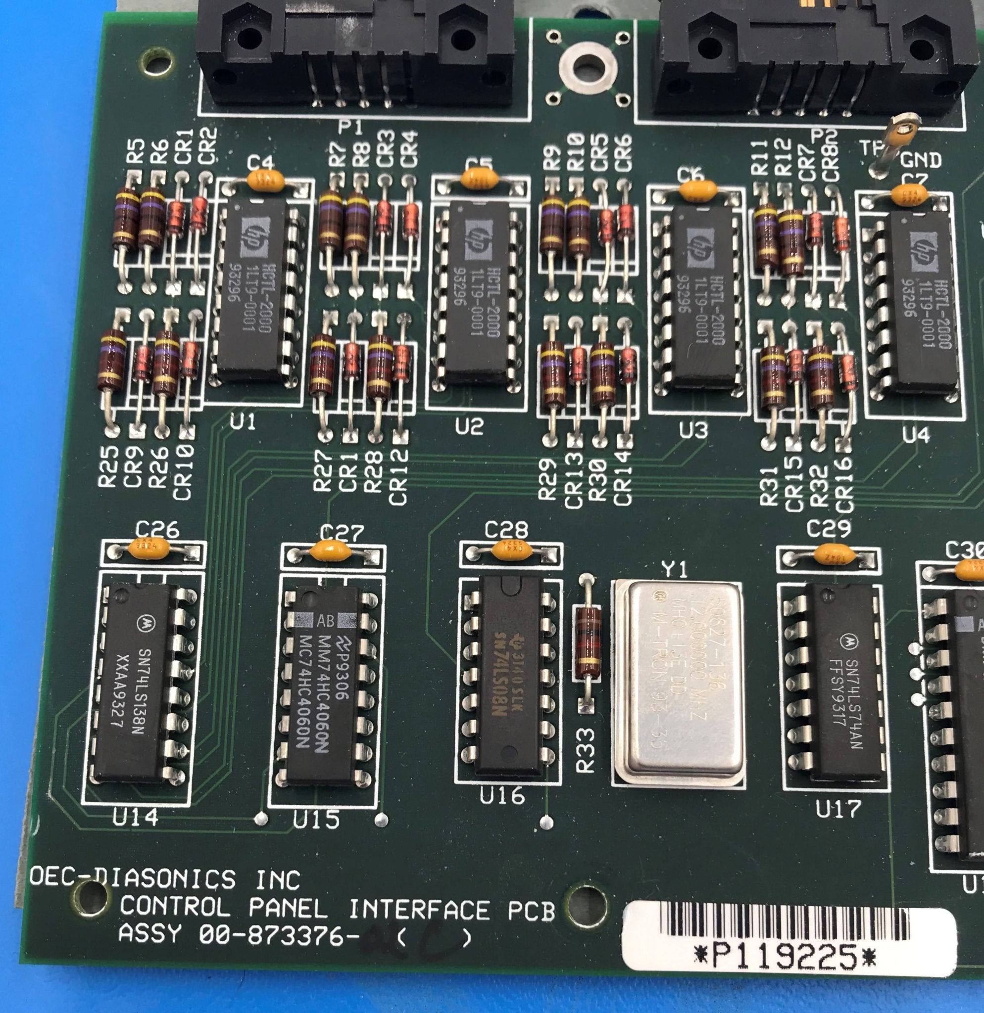 Control Panel Interface (00-873379-02-C OEC