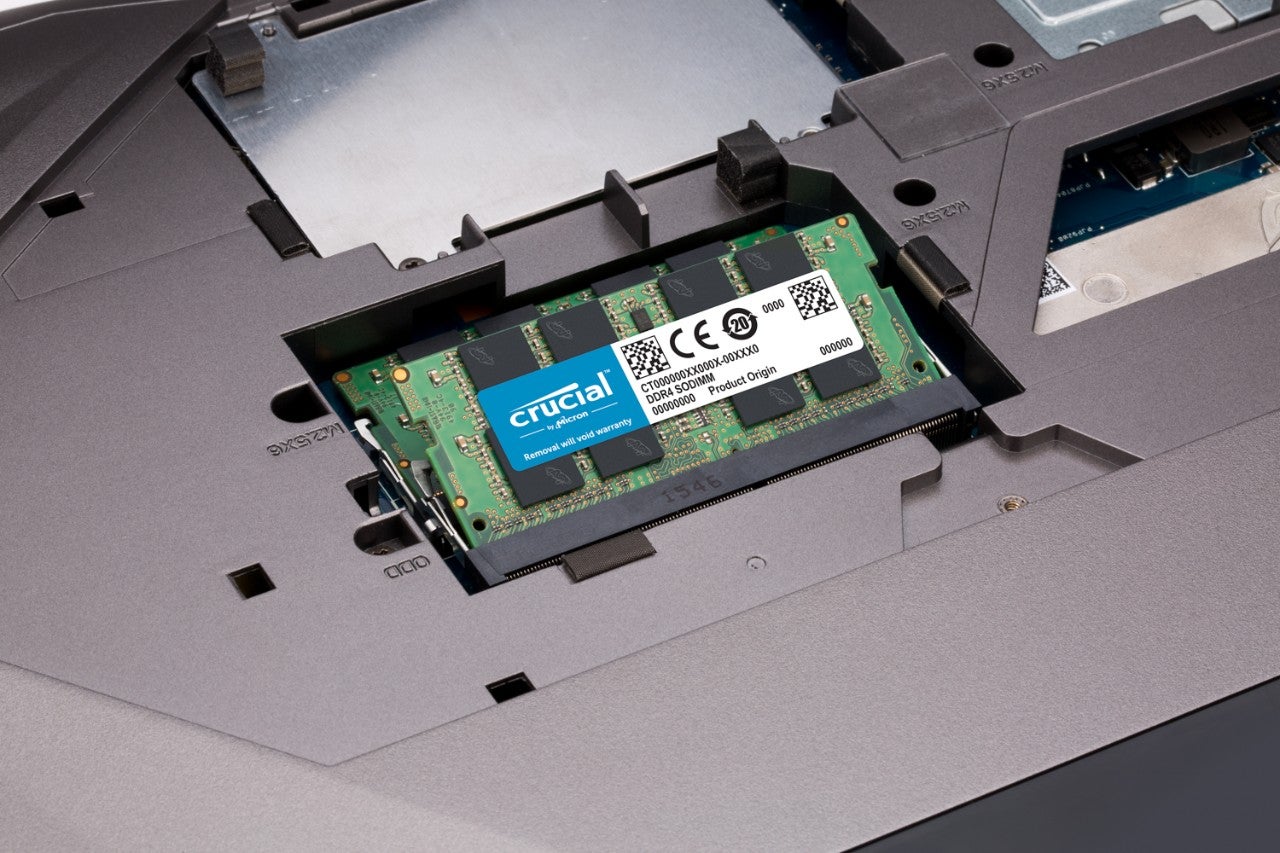 Crucial 32GB Kit (16GBx2 DDR4-3200 SODIMM | CT2K16G4SFRA32A | crucial.com