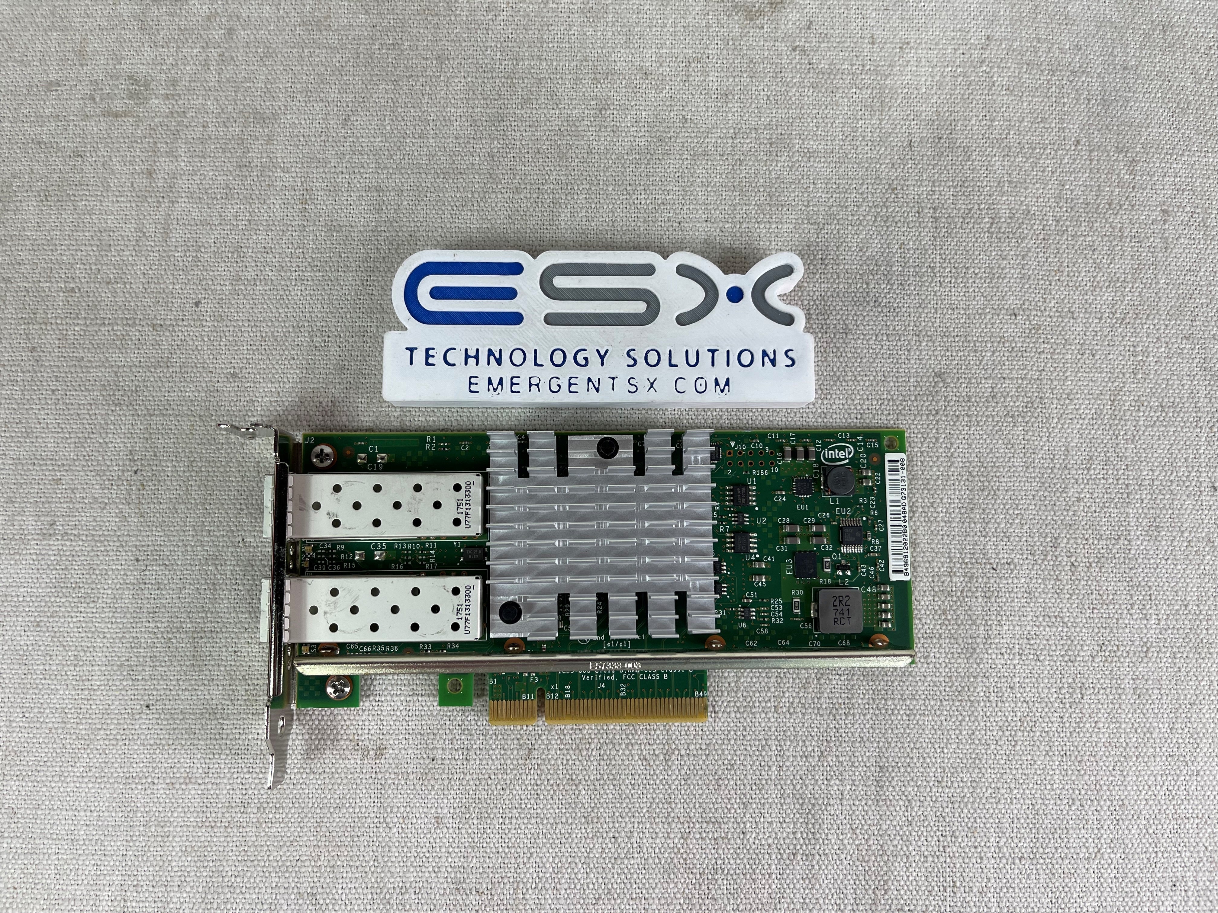 Dell 942V6 Intel X520-DA2 Dual Port 10G SFP+ Low Profile Network Adapter