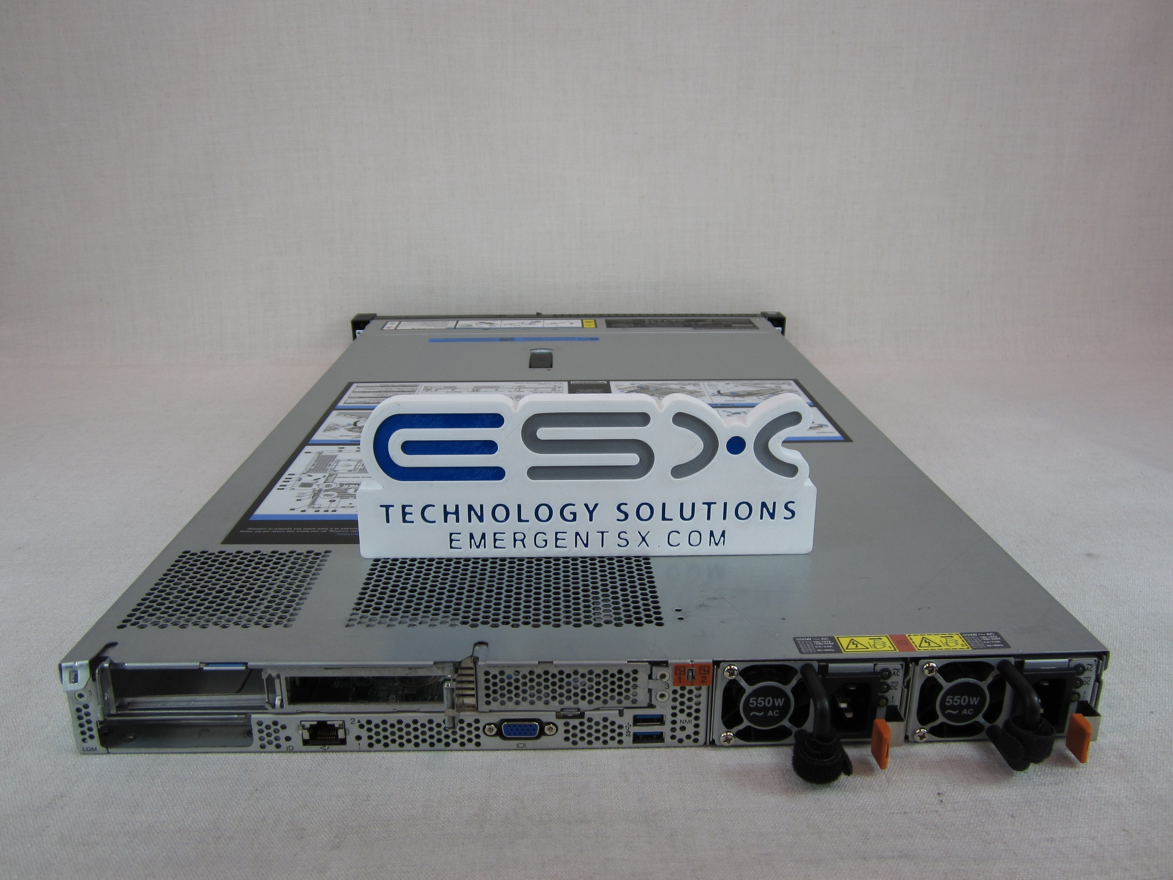 Lenovo SR630 1U 8x SFF CTO Server – 1x Heatsink, 2x 550W, 01PE933 System Board