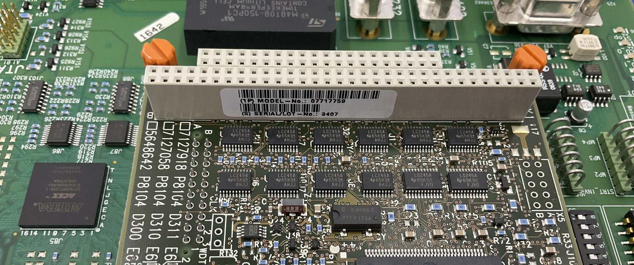 Siemens 7717700 - D600 Board PCB X-Ray Control Angle View | Alo Tech Solutions