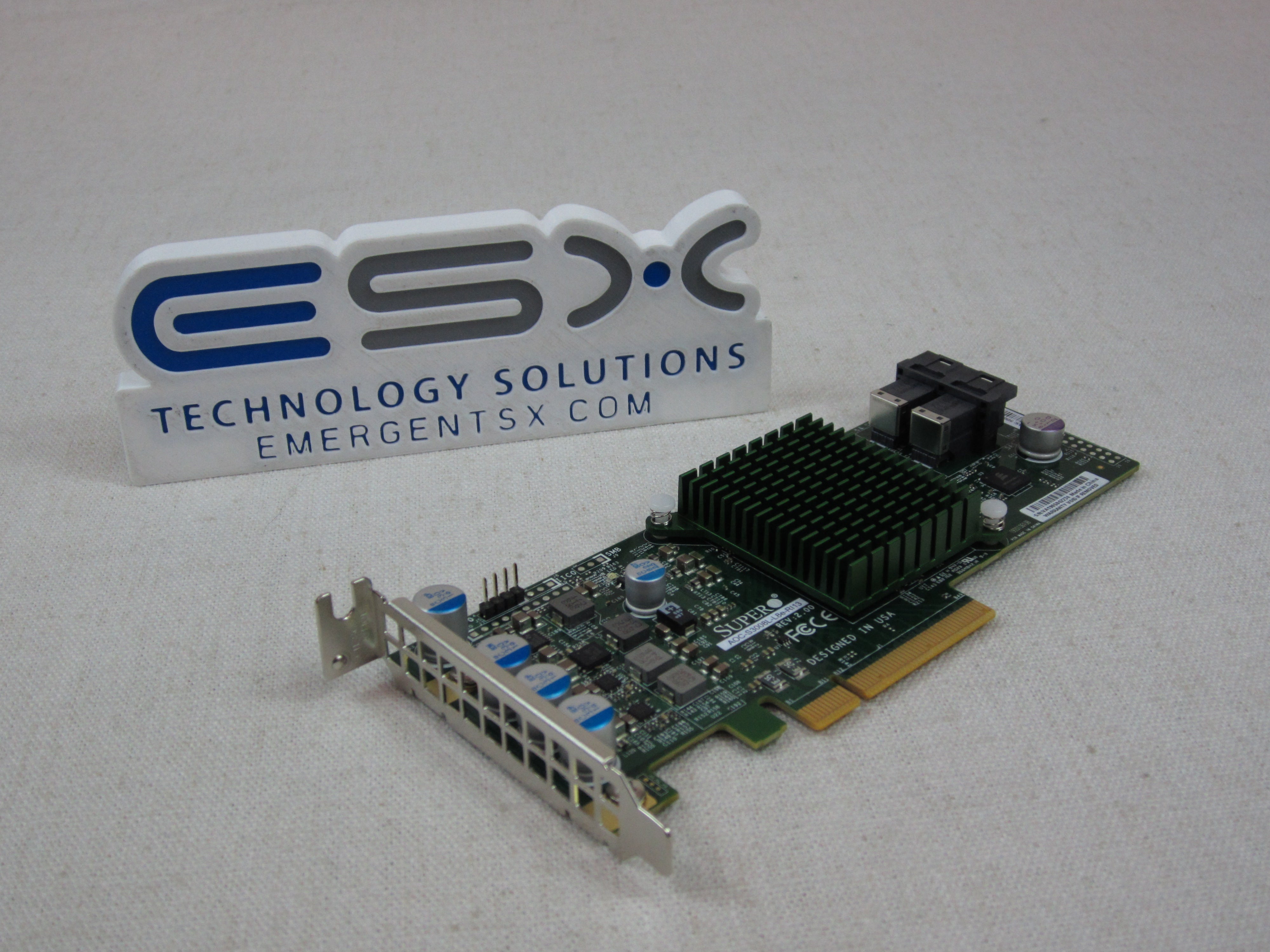 Supermicro AOC-S3008L-L8E-RI13 12Gb/s SAS 8 Port Internal PCIe HBA Controller LP