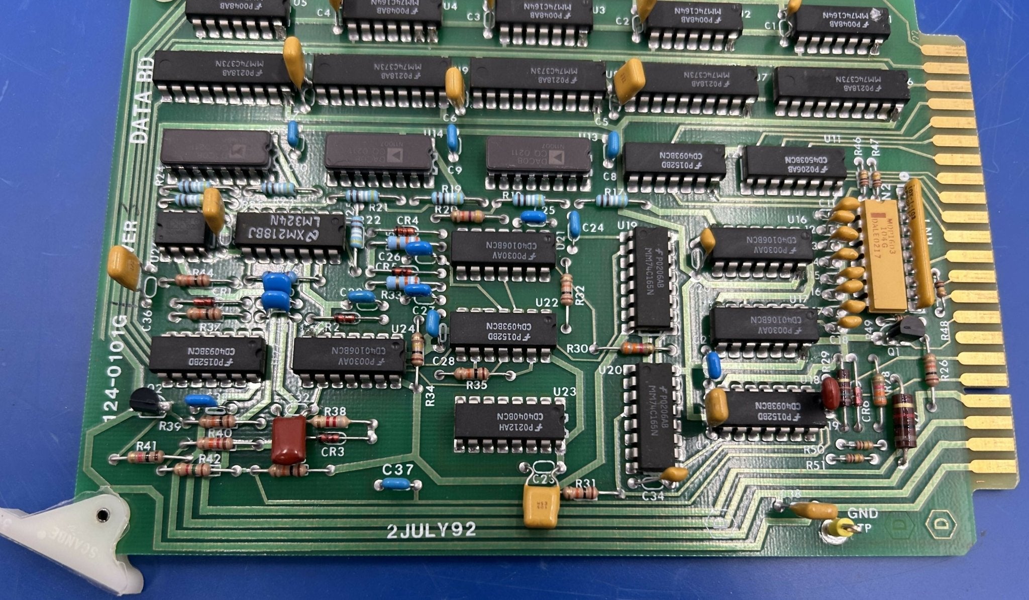 DATA BOARD (124-0101G1 VER 3 GENDEX/DEL MEDICAL