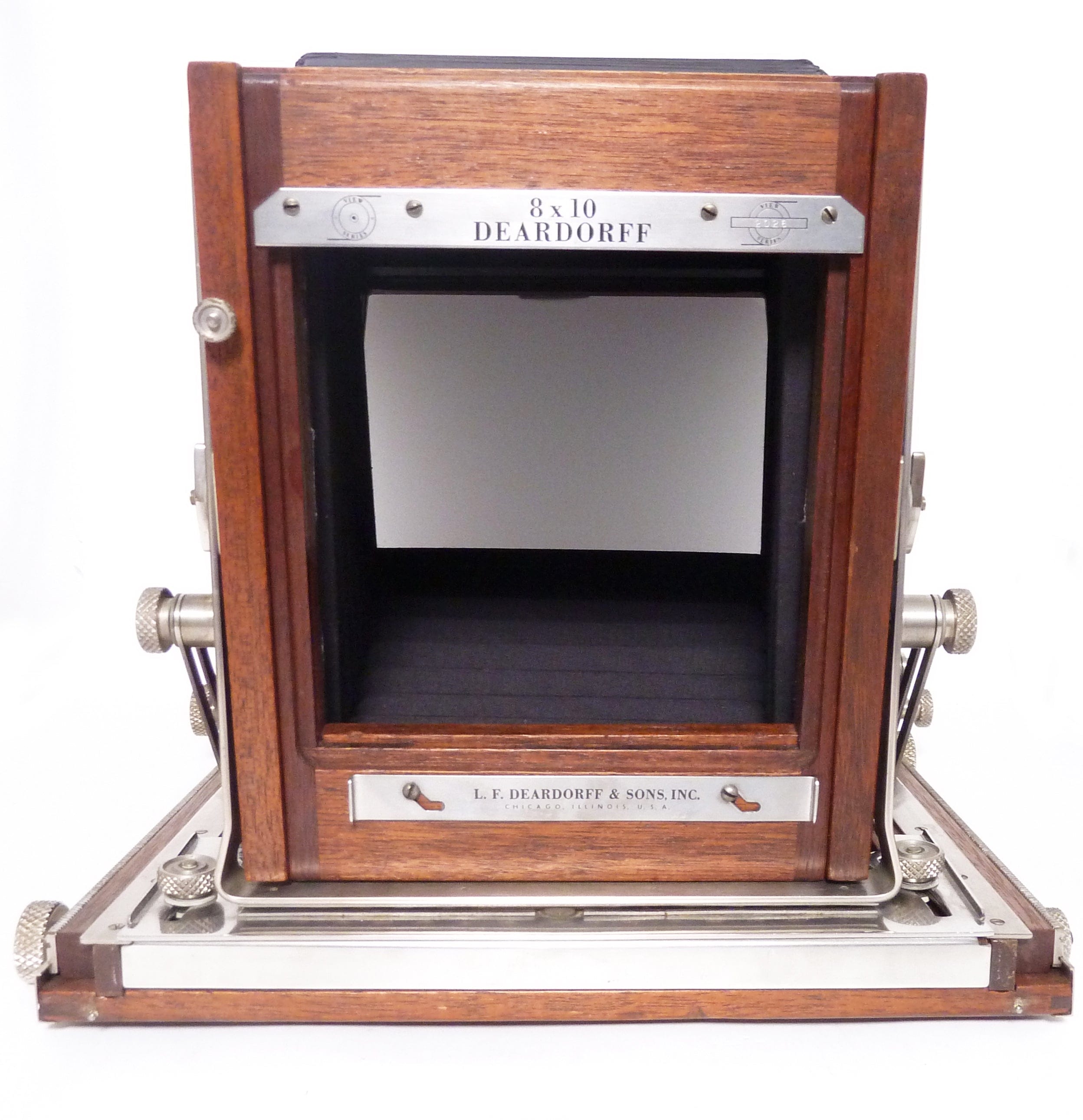 Deardorff 8x10 Folding View Camera #2026 with Reducing Back and Much More