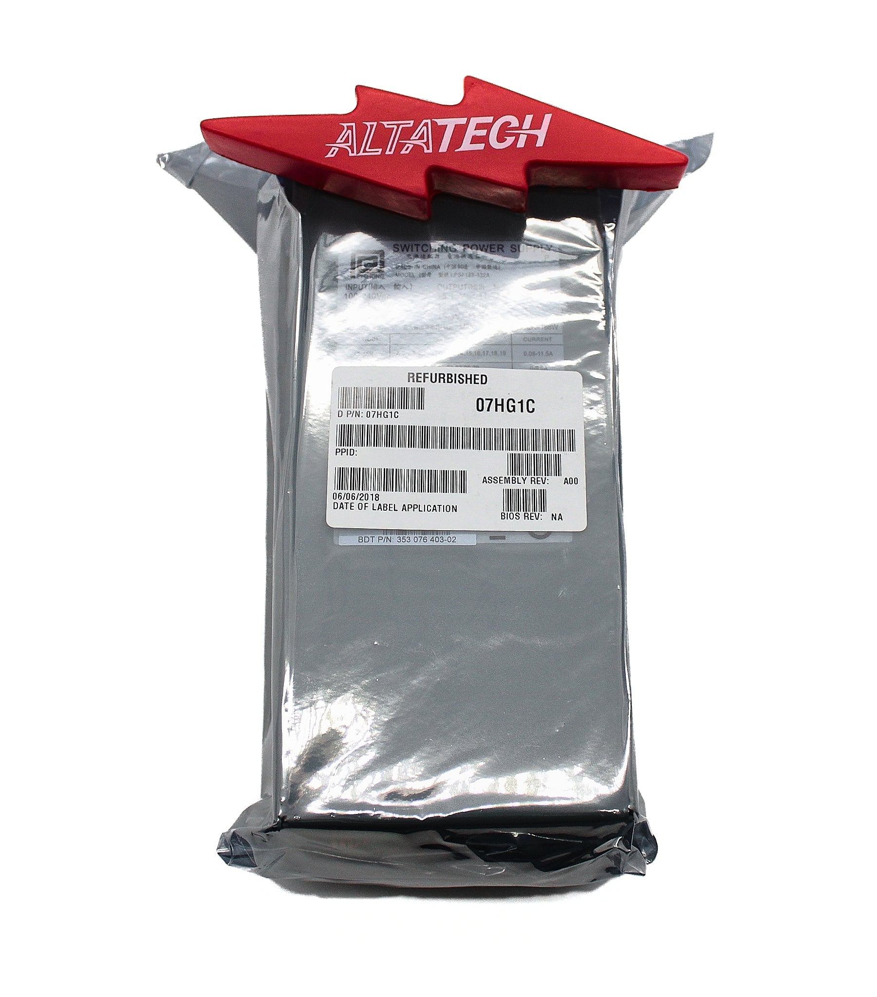 Dell 7HG1C_NOB 188W POWER SUPPLY TL2K DELL