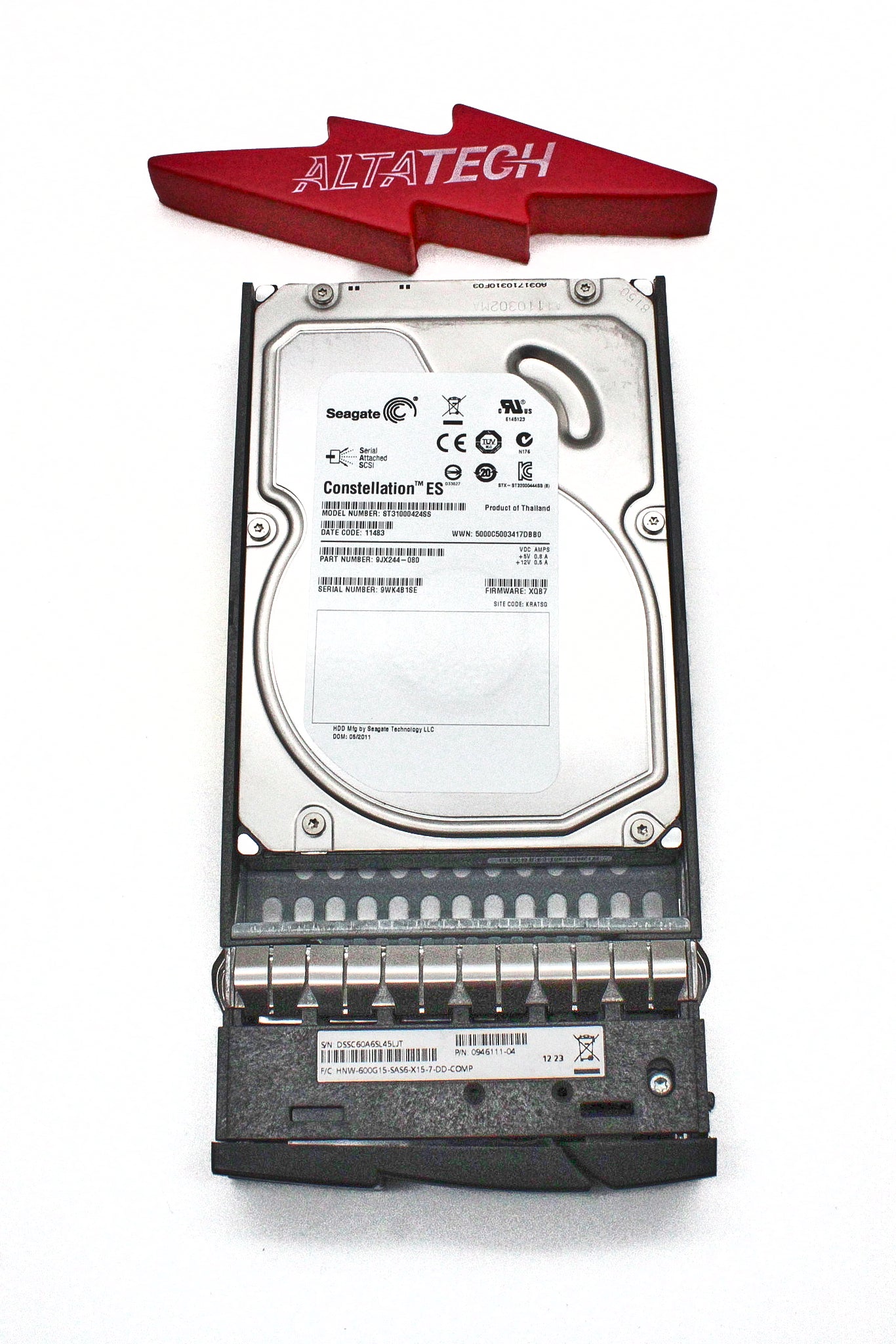 Dell 9JX244-080 1TB 7.2K SAS 3.5 6G SGT COMPELLENT