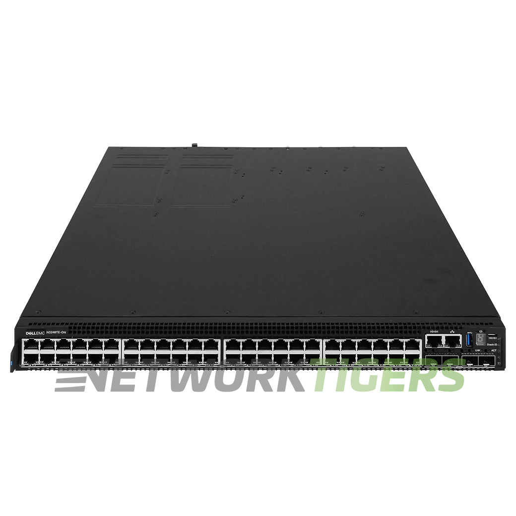 Dell N3248TE-ON 48x 1GB RJ45 4x 10GB SFP+ 2x 100GB QSFP28 F-B Air OS10 Switch