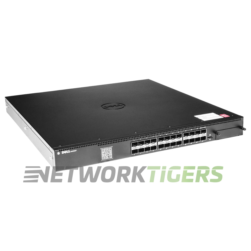 NEW Dell N4032F 8132F N4000 Series 24x 10 Gigabit SFP+ Front-to-Back Air Switch