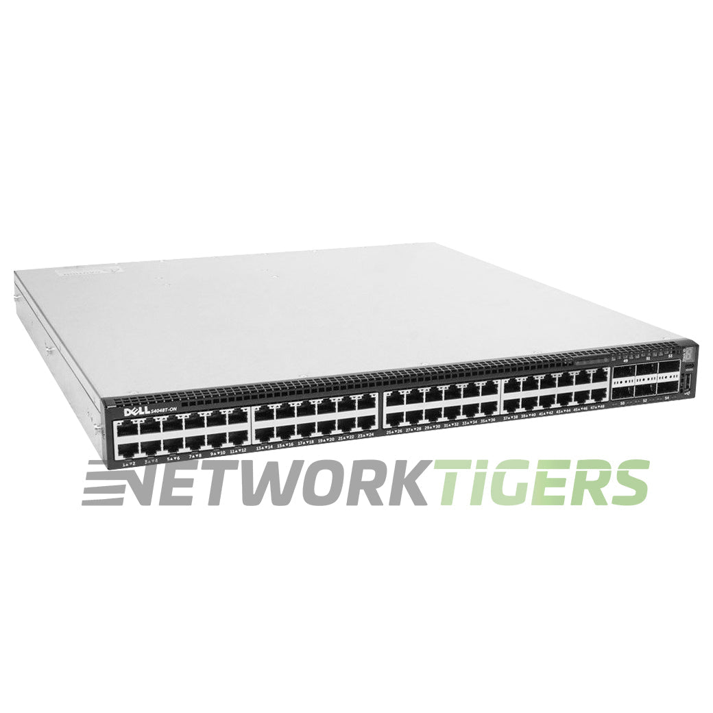 NEW Dell S4048T-ON 210-AHMR 48x 10GB Copper 6x 40GB QSFP+ F-B Air OS10 Switch