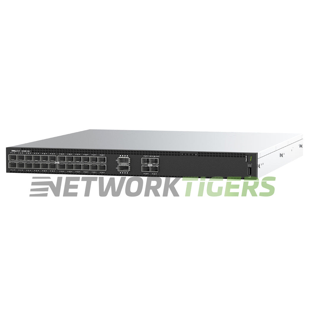 NEW Dell S4128F-ON 210-ALSY 28x 10GB SFP+ 2x 100GB QSFP28 F-B Air OS10 Switch