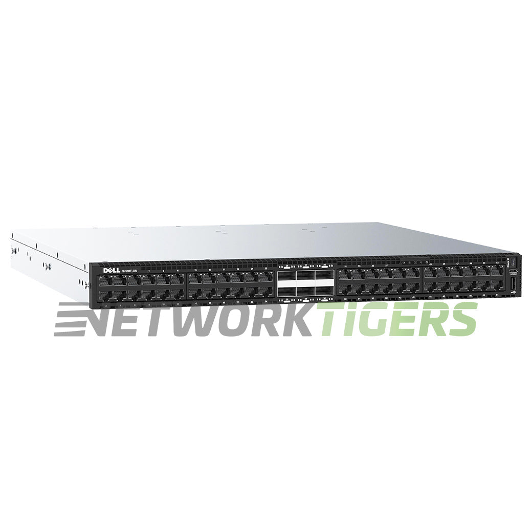 Dell S4148T-ON 48x 10GB Copper 2x 40GB QSFP+ 4x 100GB QSFP28 F-B OS10 Switch