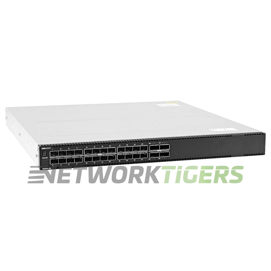 Dell S5224F-ON 24x 25GB SFP28 4x 100GB QSFP28 Front-to-Back Air No OS10 Switch