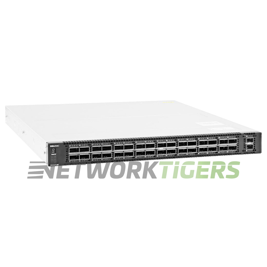 Dell S5232F-ON-RA 32x 100GB QSFP28 2x 10GB SFP+ Back-to-Front Air OS10 Switch
