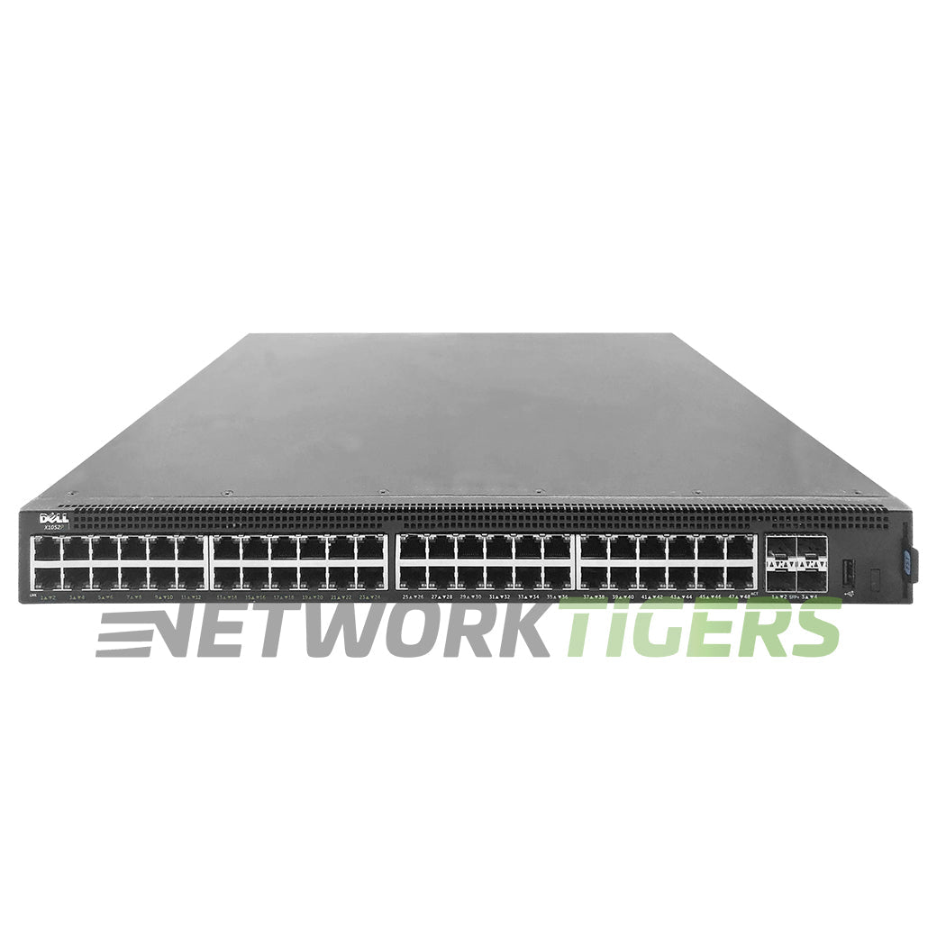 Dell X1052P X-Series 48x 1GB RJ45 (24x PoE+) 4x 10GB SFP+ Switch