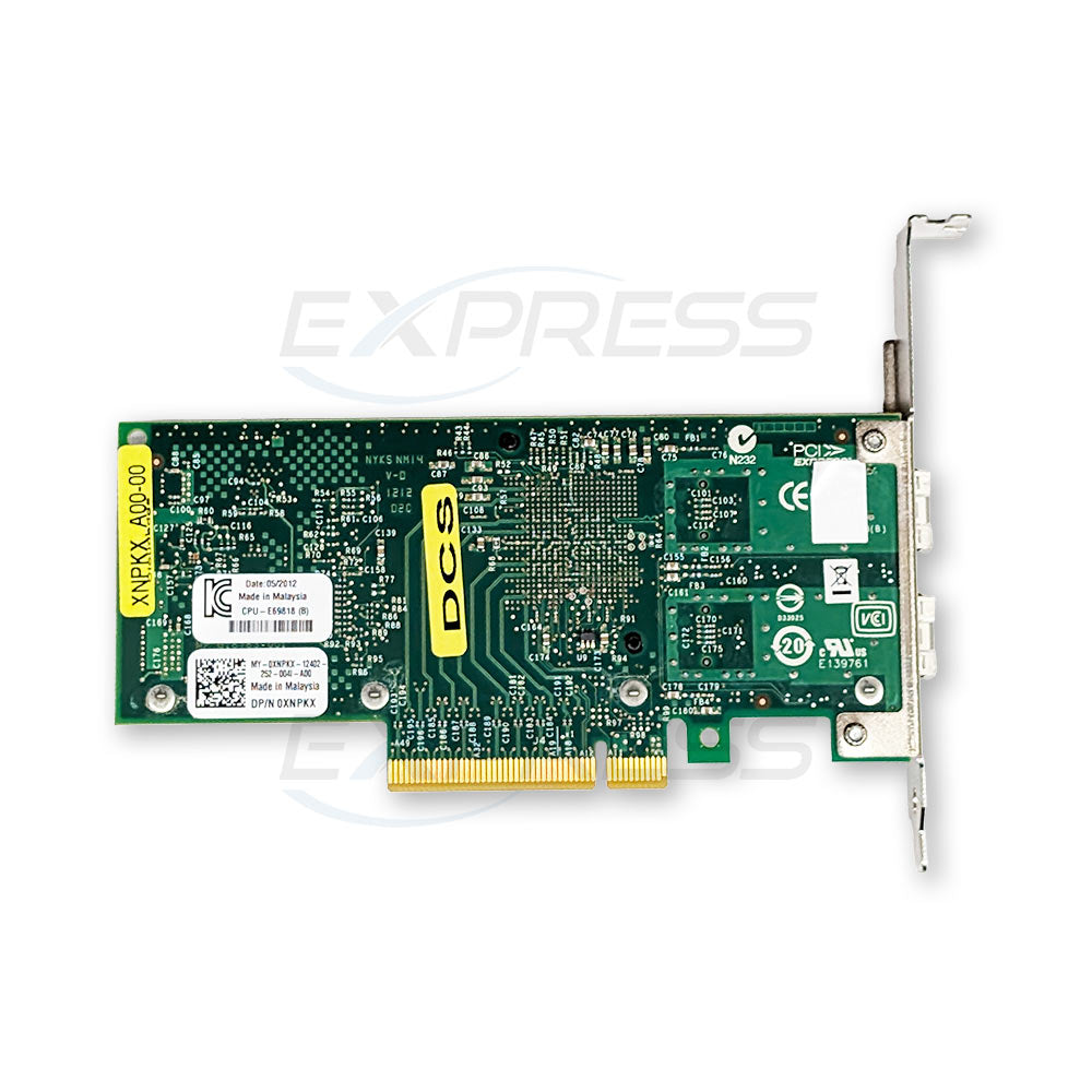 XNPKX - Intel X520-DA2 Dual Port 10Gbps SFP+ Adapter | Refurbished Dell