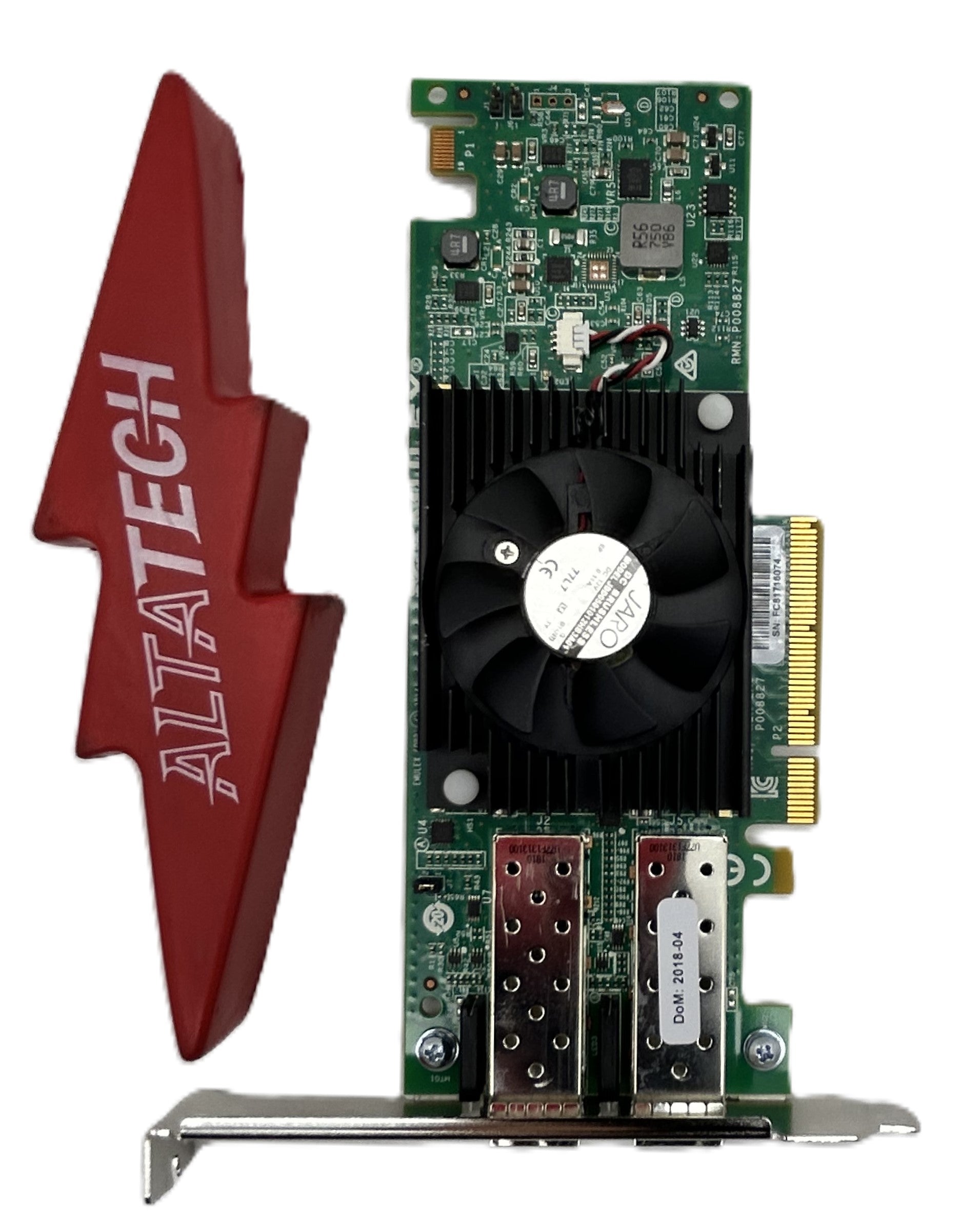 Dell DDF4D 10GB DUAL PORT SFP PCIE P008827 EML