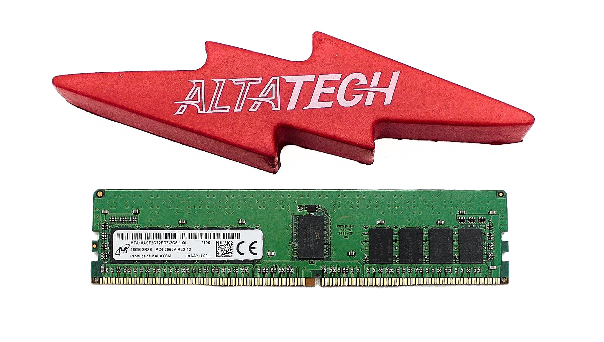 Dell MTA18ASF2G72PDZ-2G61 16GB PC4-21300V DDR4-2666 2RX8 ECC