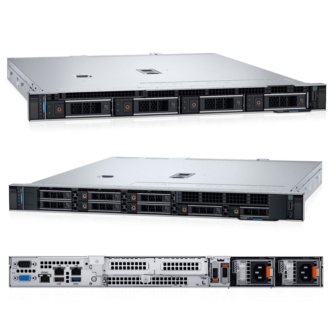 NK5RN — 8x 2.5" SAS/SATA Rack Chassis | Refurbished Dell PowerEdge R360
