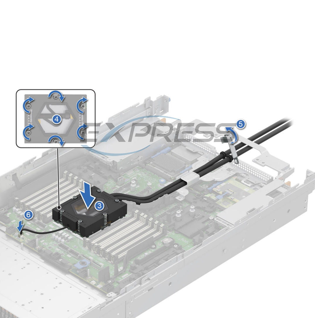 4JWWY - Direct Liquid Cooling (DLC) Heatsink | Refurbished Dell PowerEdge R7715