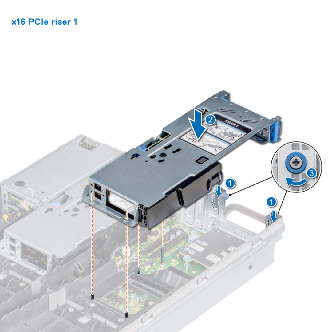 Dell R840 Riser 1 1xFHFL PCI-e x16 | XHXXK