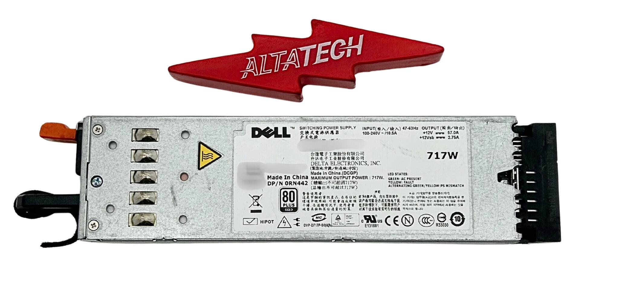 Dell RN442 717W Power Supply for R610