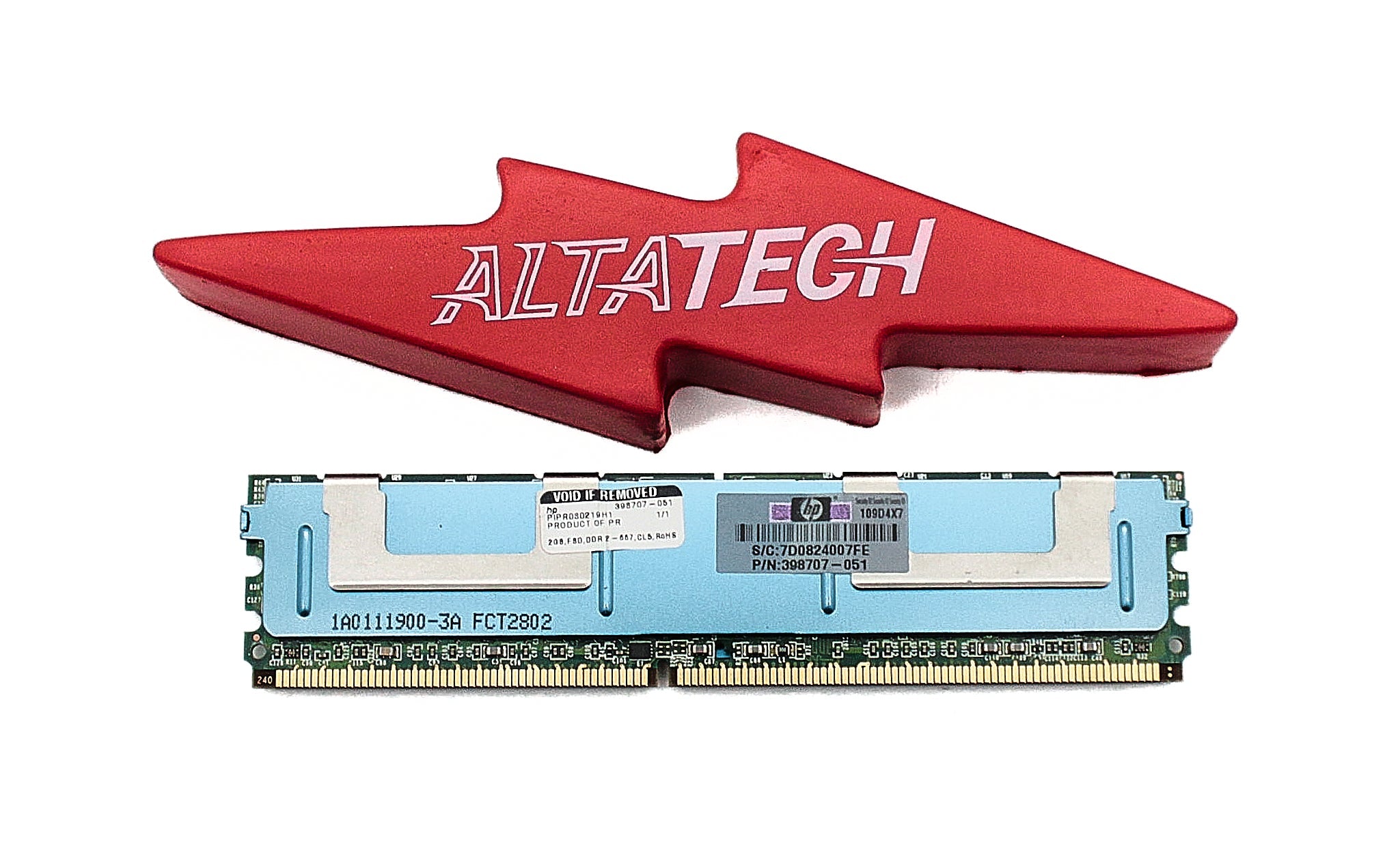 Dell SG5SD42N2G1BDDEHCH 2GB PC2-5300F DDR2-667 2RX4 ECC