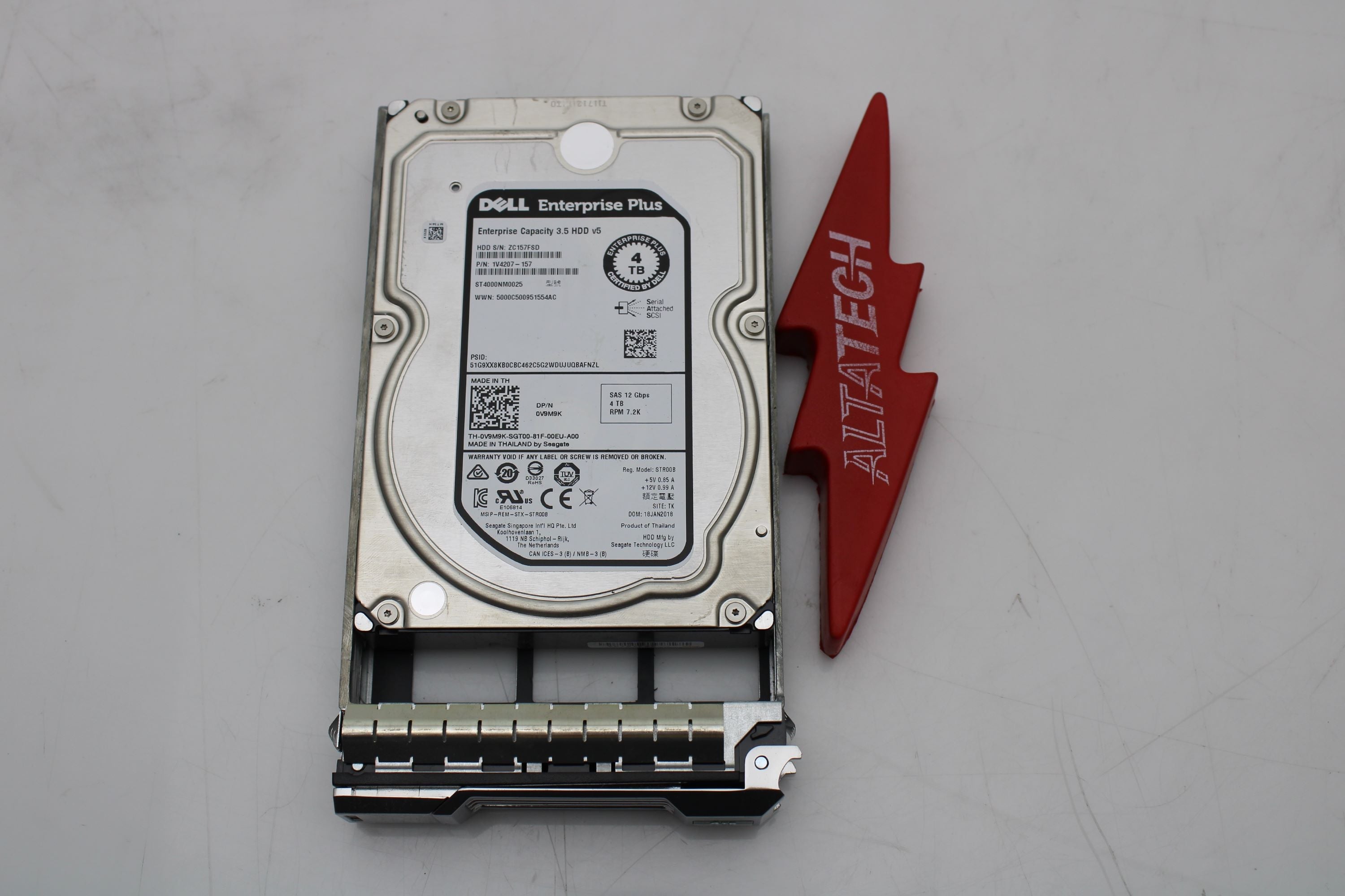 Dell V9M9K-EQL 4TB 7.2K SAS 3.5 12G HDD EP+