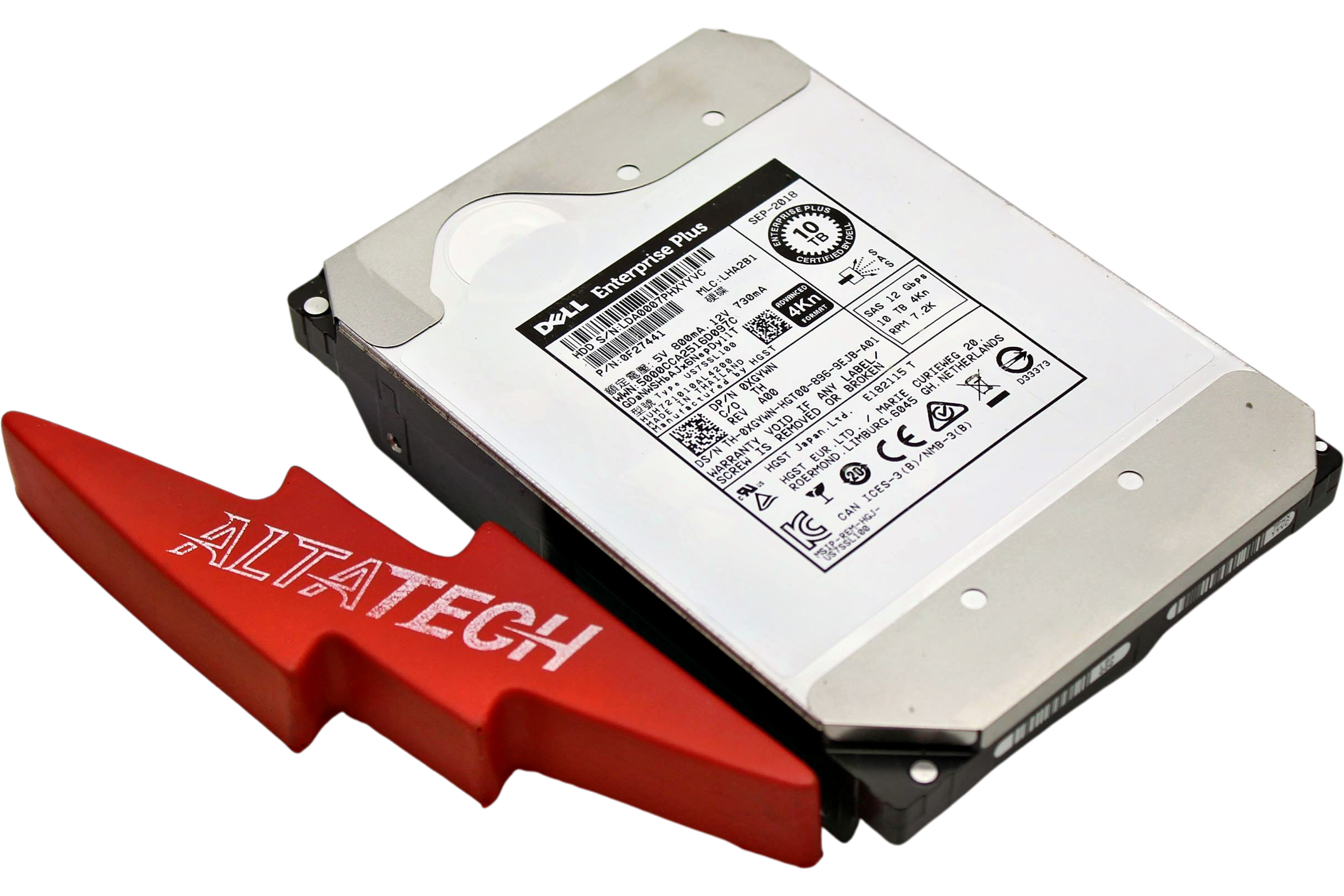 Dell XGYWN-EQL_NEW 10TB 7.2K SAS 3.5 12G EP+ 4K HUH721010AL4200 / 0F27