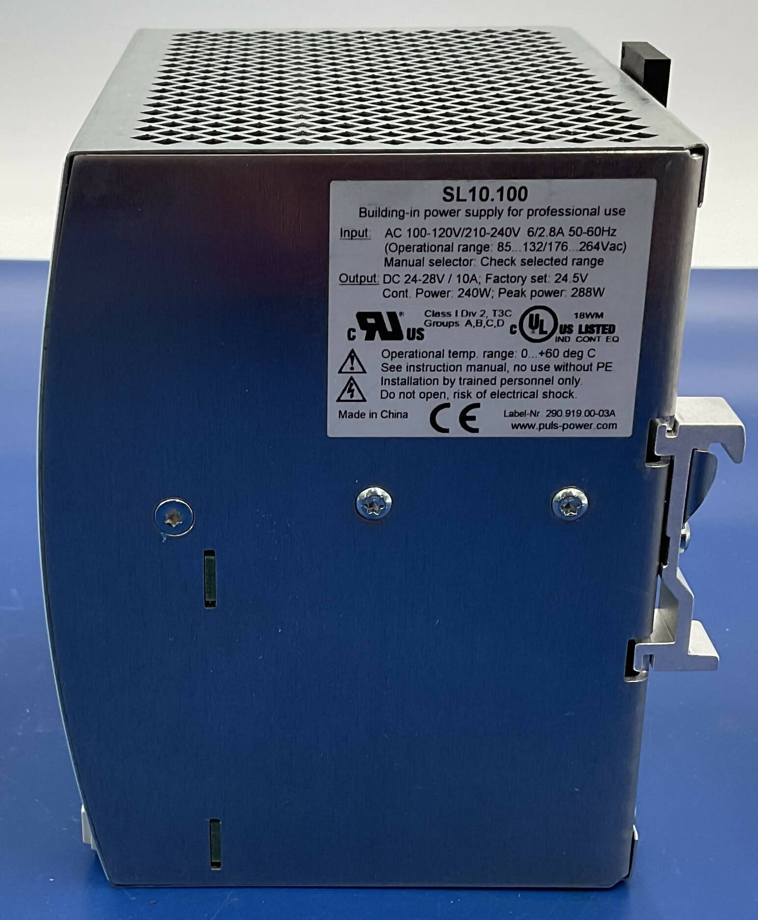 DIN RAIL POWER SUPPLY (SL10-100) SIEMENS