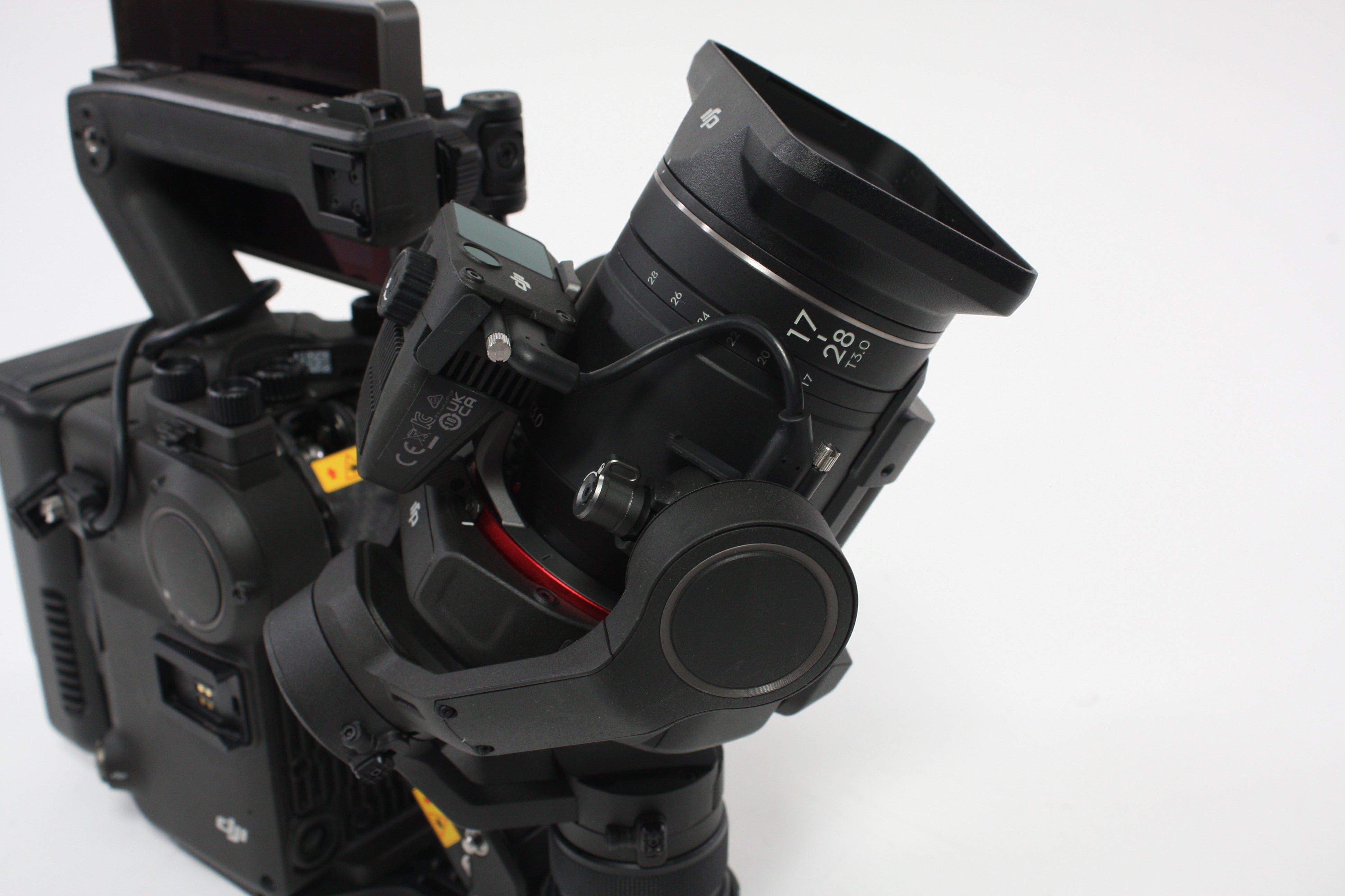 DJI Ronin 4D-8K Cinema Gimbal Camera with 1TB SSP with V Mount Battery with Pro Res RAW and DJI 17-28mm T/3.0 DL PZ Asph Lens DL Mount