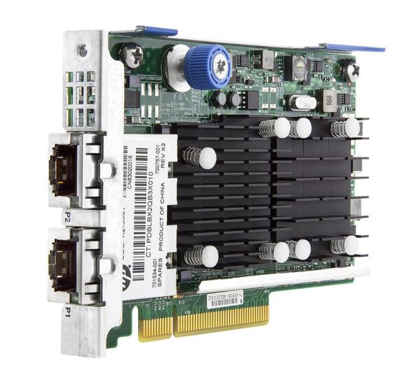 701534-001 - HPE FlexFabric 533FLR-T Dual-Ports 10GbE Ethernet PCI-Express 2.0 x8 Low Profile Network Adapter