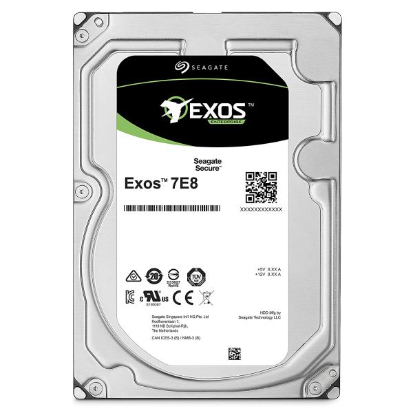 ST8000NM004A - Seagate Exos 7E8 8TB 7200RPM SATA 6Gb/s 256MB Cache (SED-512e 3.5-inch Internal Hard Drive