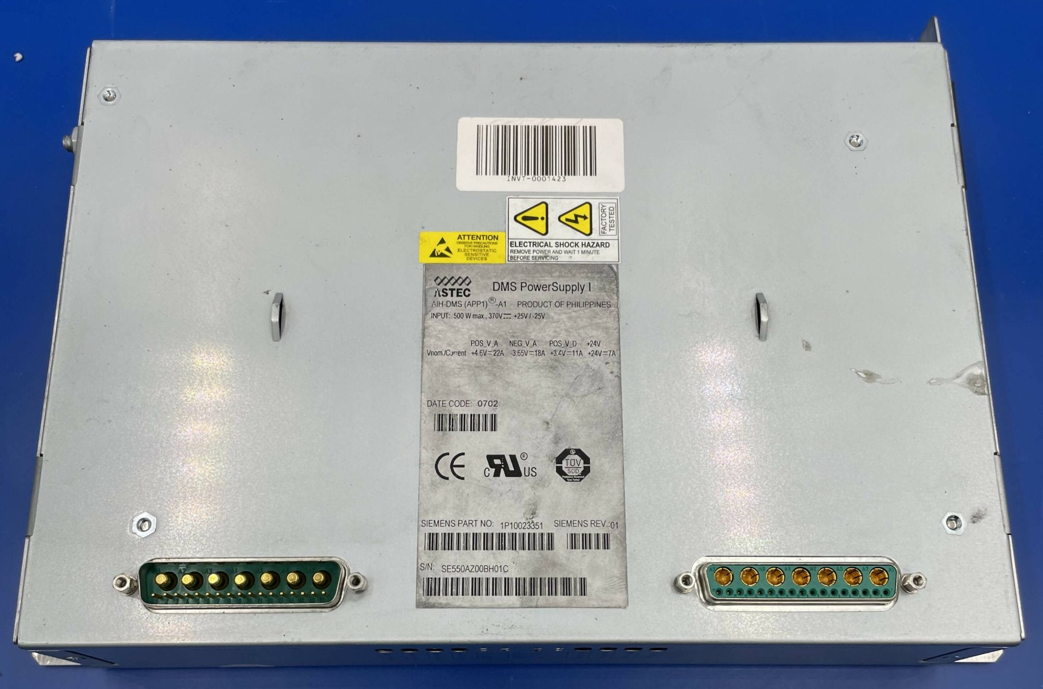 Siemens 10023351 - DMS Power Supply 1P for Somatom CT Rear | Alo Tech Solutions