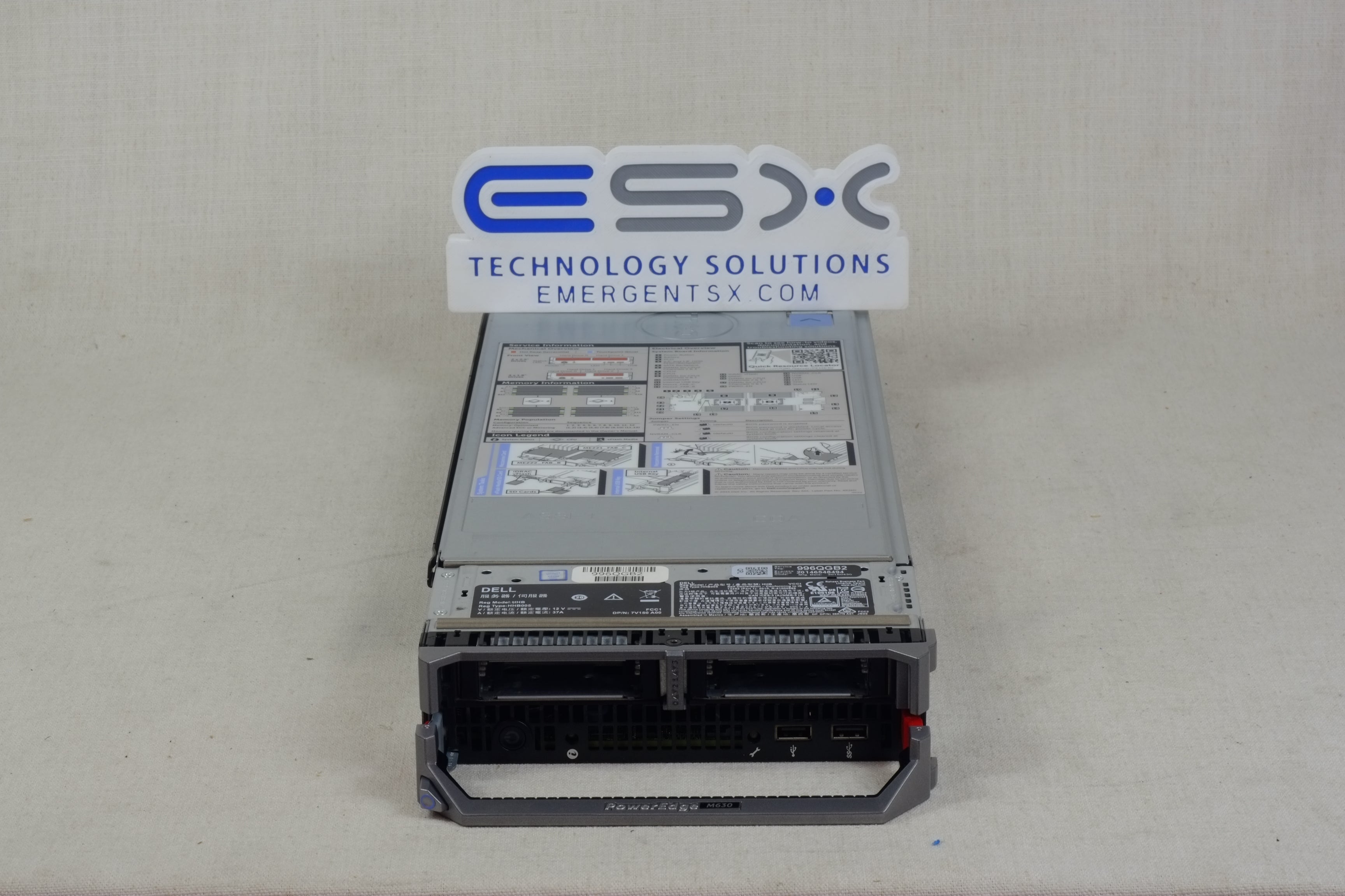 Dell PowerEdge M630 VRTX 1.8” Blade Server 2x 12 Core E5-2690v3 192GB 2x 200GB