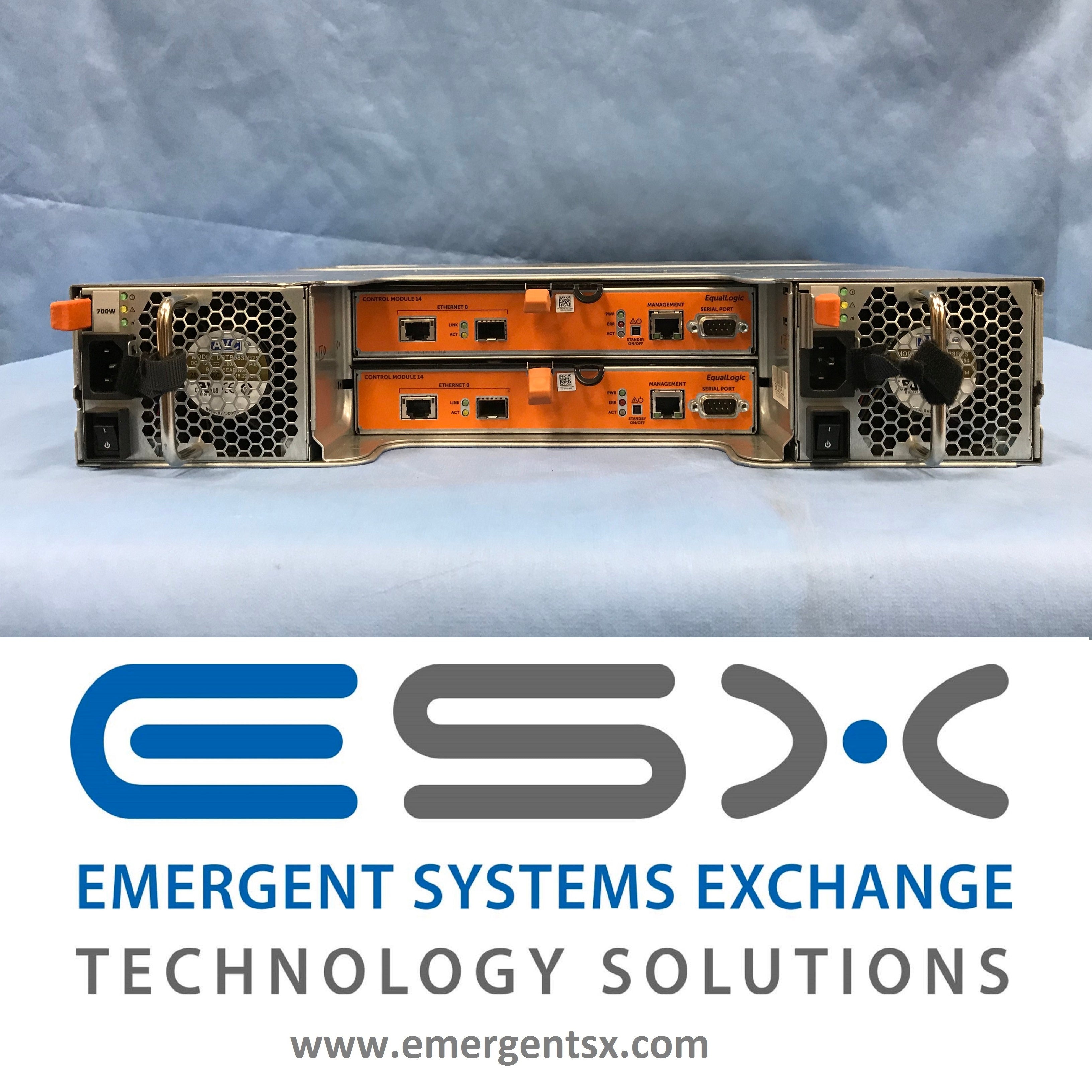 Dell EqualLogic PS6110XS Storage - 17x 900GB 10k, 7x 400GB SSD 2x 10G Controller