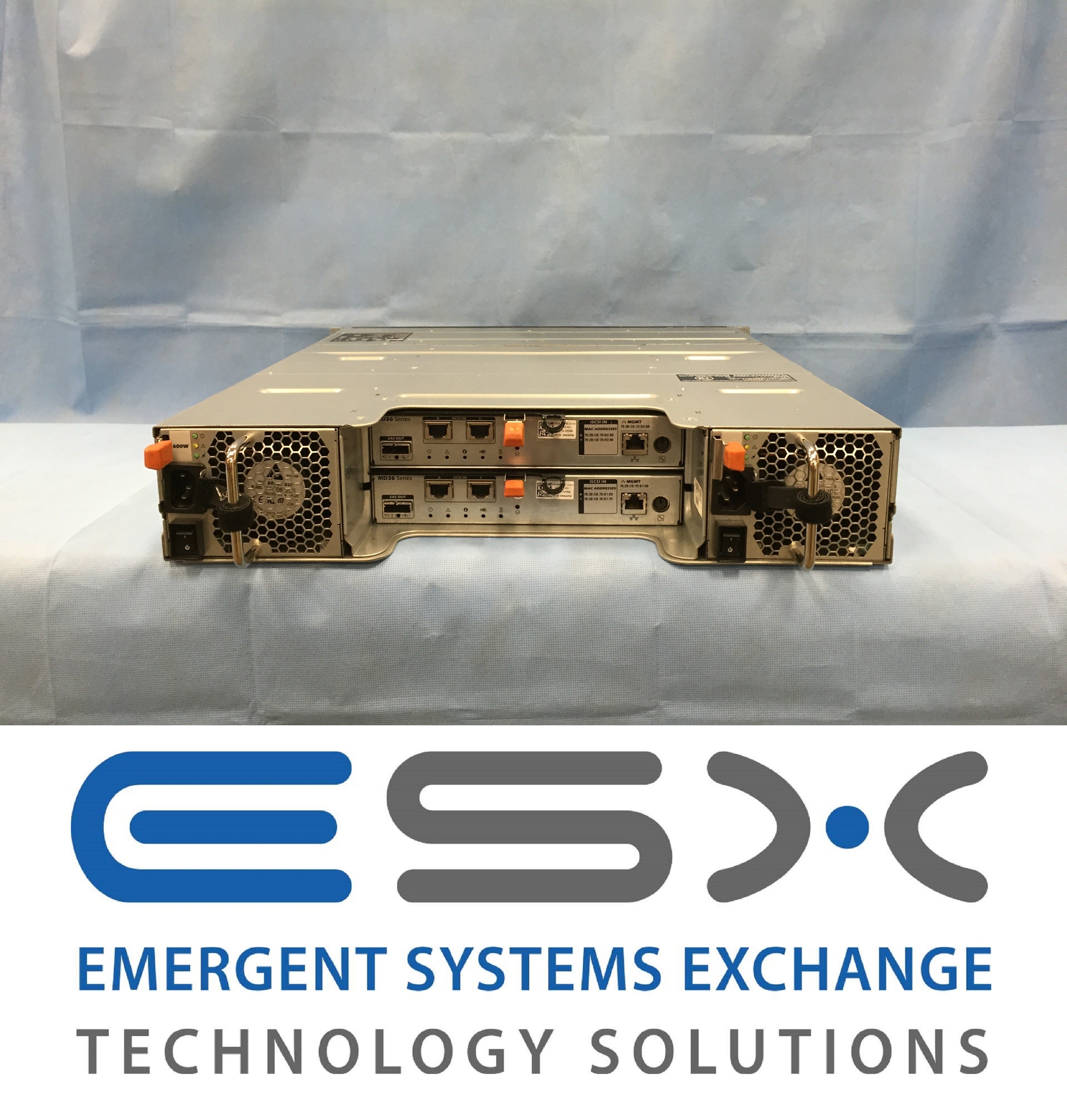 Dell PowerVault MD3620i 10G iSCSI Storage Array w/ 24x 900GB 10k 21.6TB