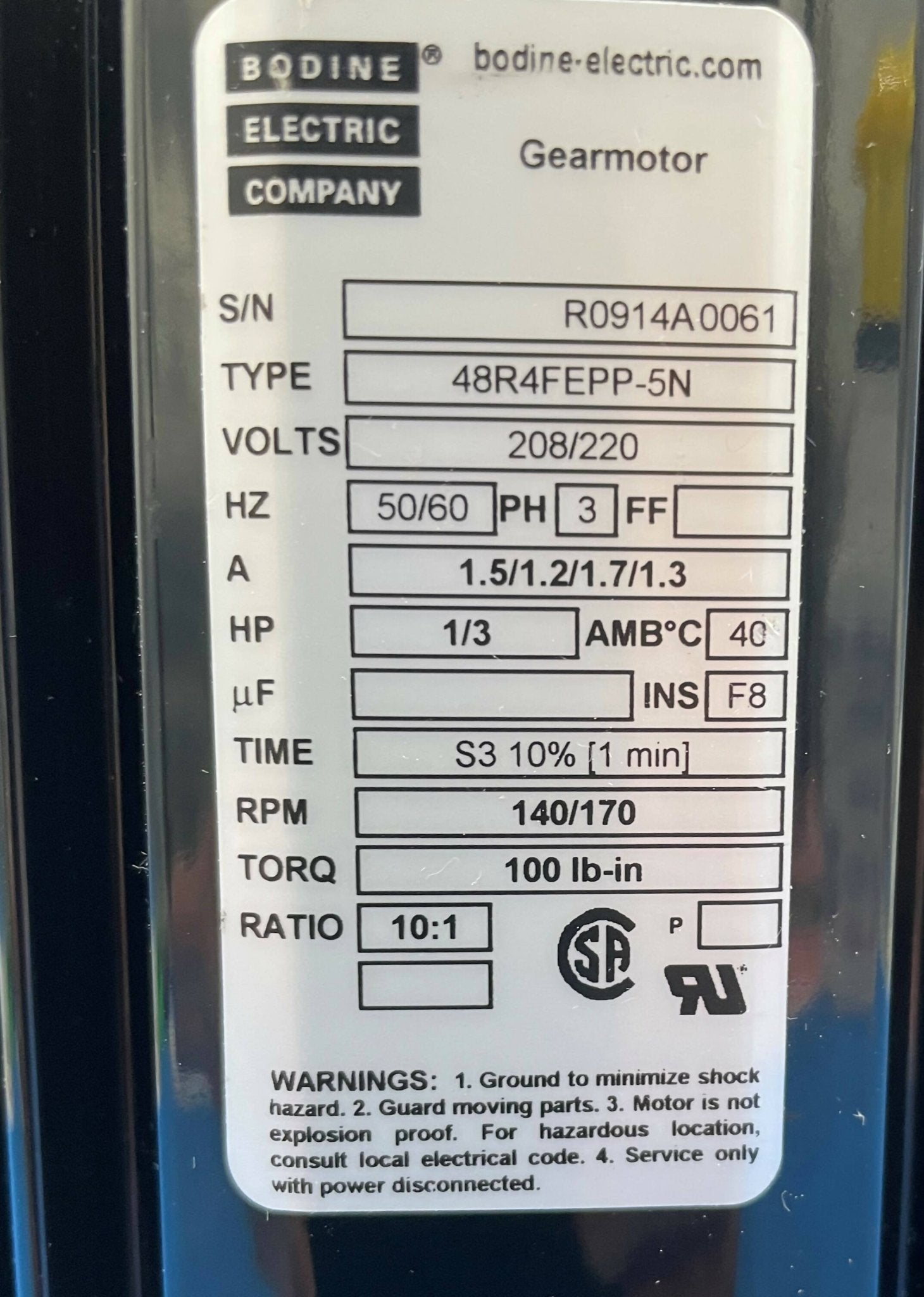 ELECTRIC GEAR-MOTOR (459800831821/48R4FEPP-5N PHILIPS