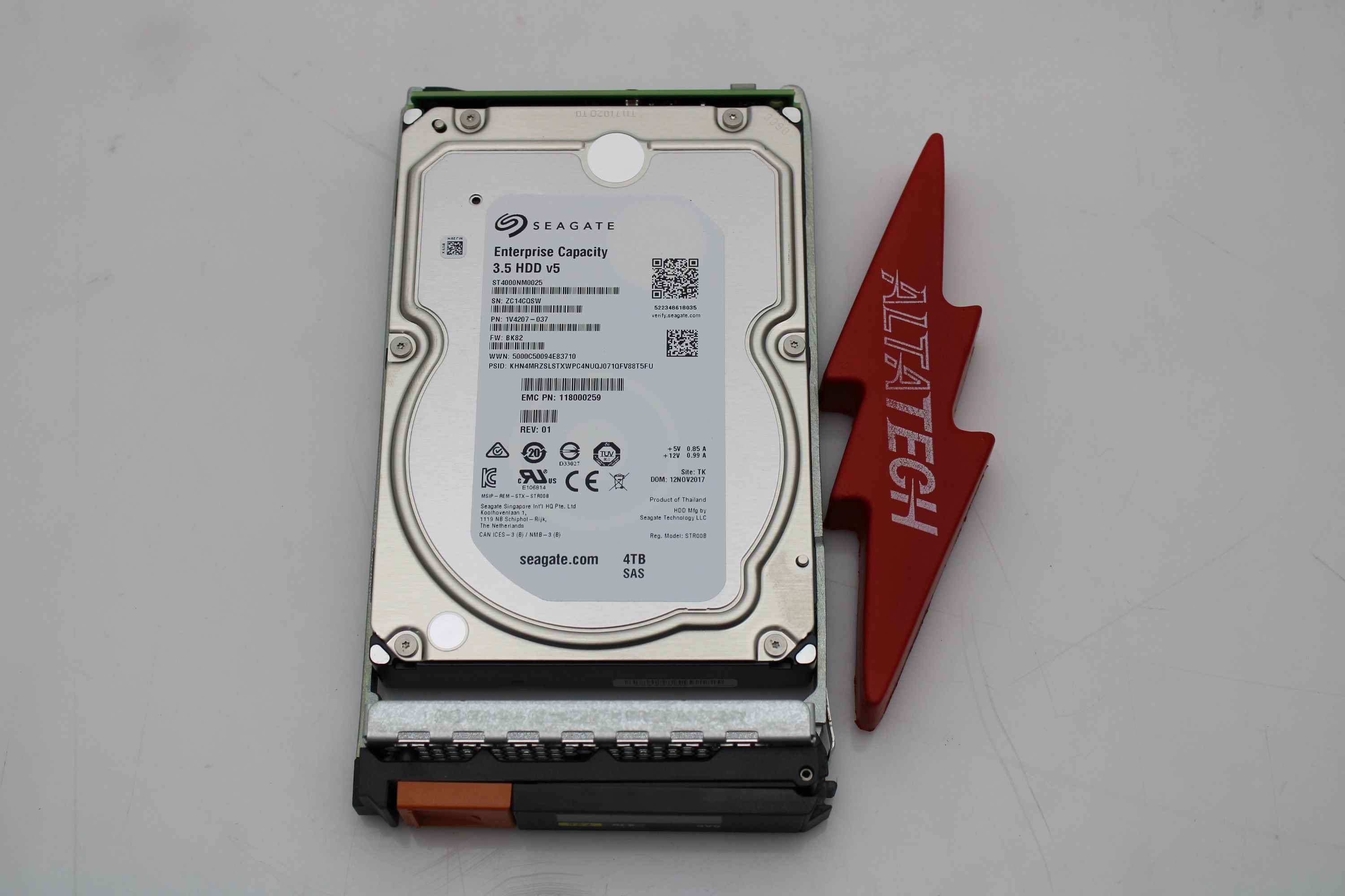 EMC 005052090 4TB 7.2K SAS 3.5 12G HDD