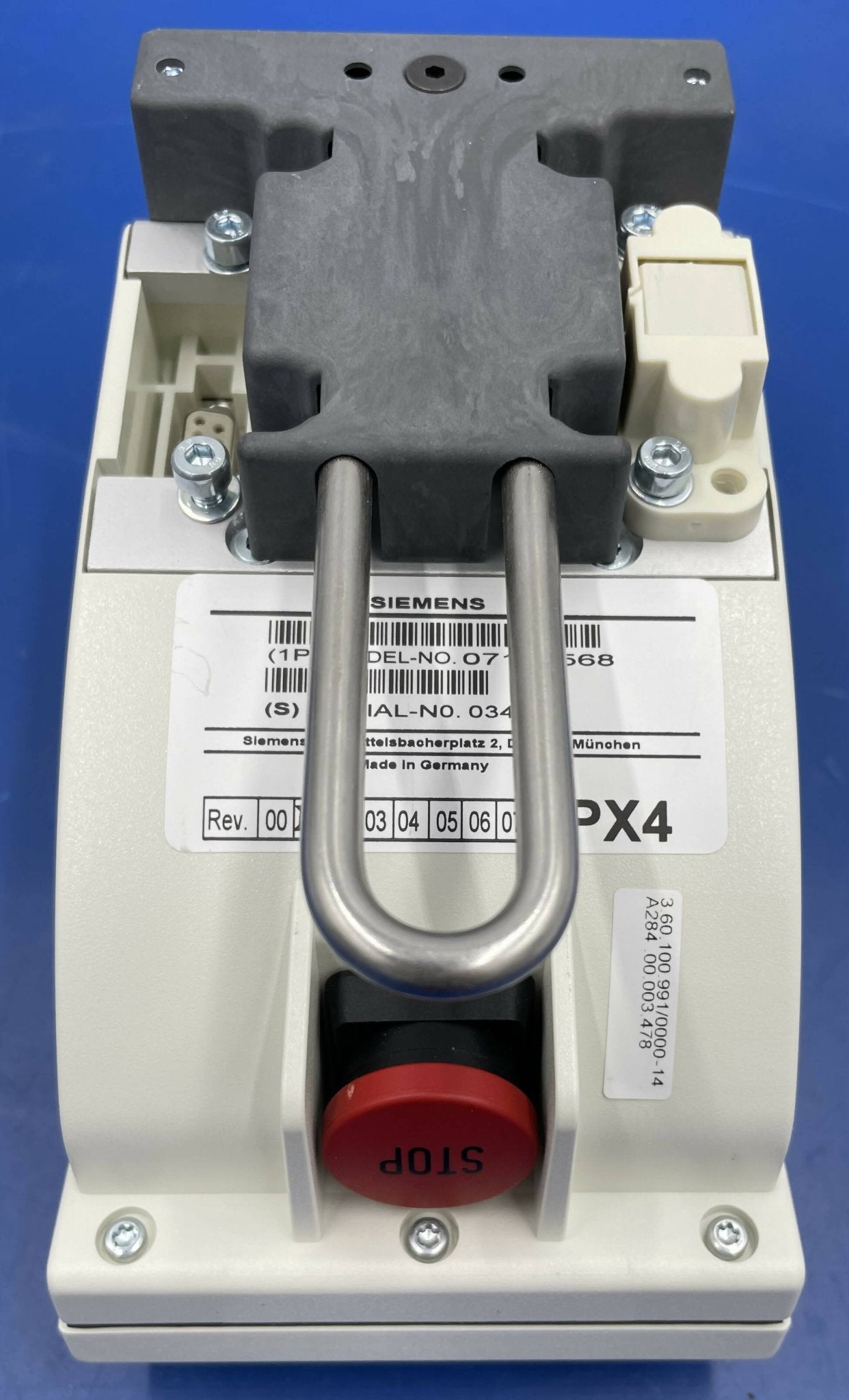Siemens 7119568 - Emergency Stop Module Safety Circuit Label | Alo Tech Solutions