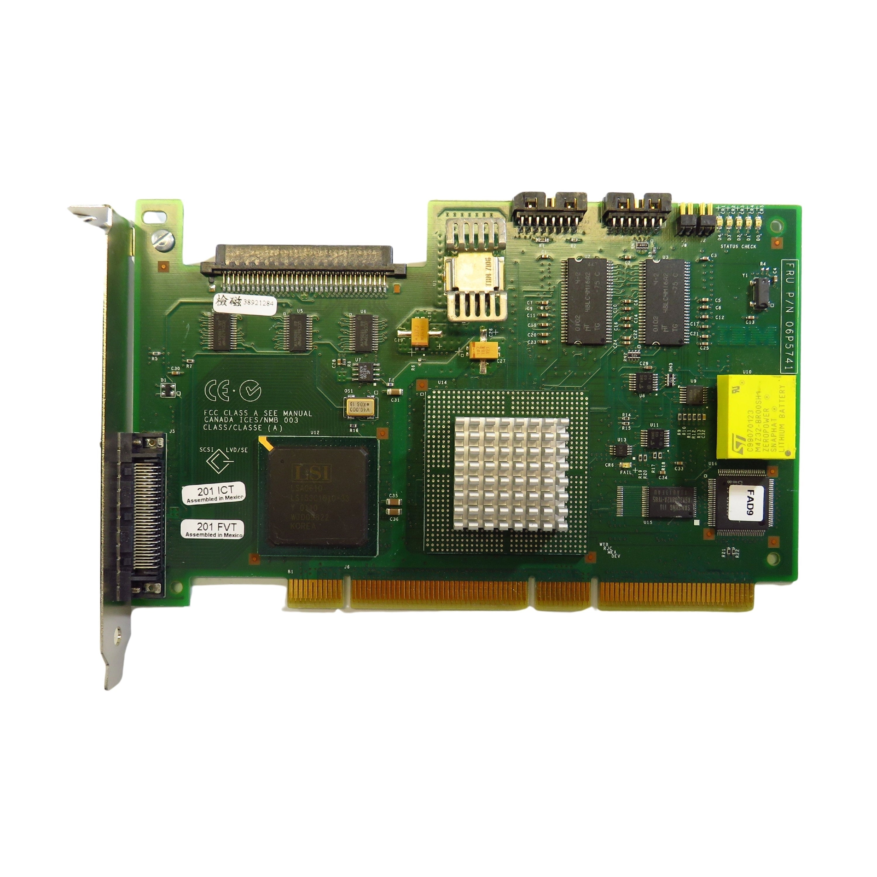 IBM 06P5741 ServeRAID 4LX Ultra160 SCSI Controller (Refurbished)